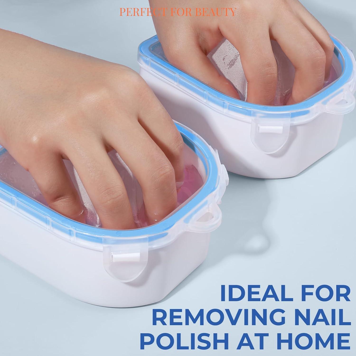 Kit de Cuencos para Remojar Uñas Teenitor 10 Piezas