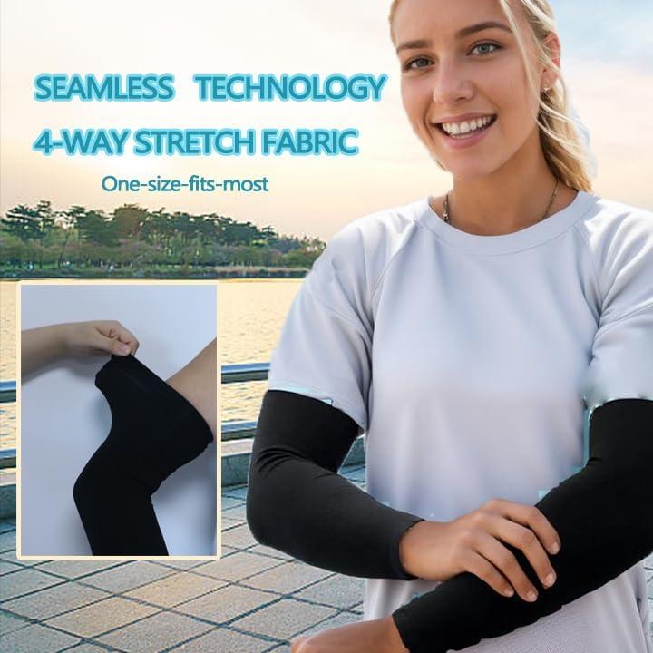 Mangas de Compresión UV YUDEWAY para Hombres y Mujeres - 4 Pairs