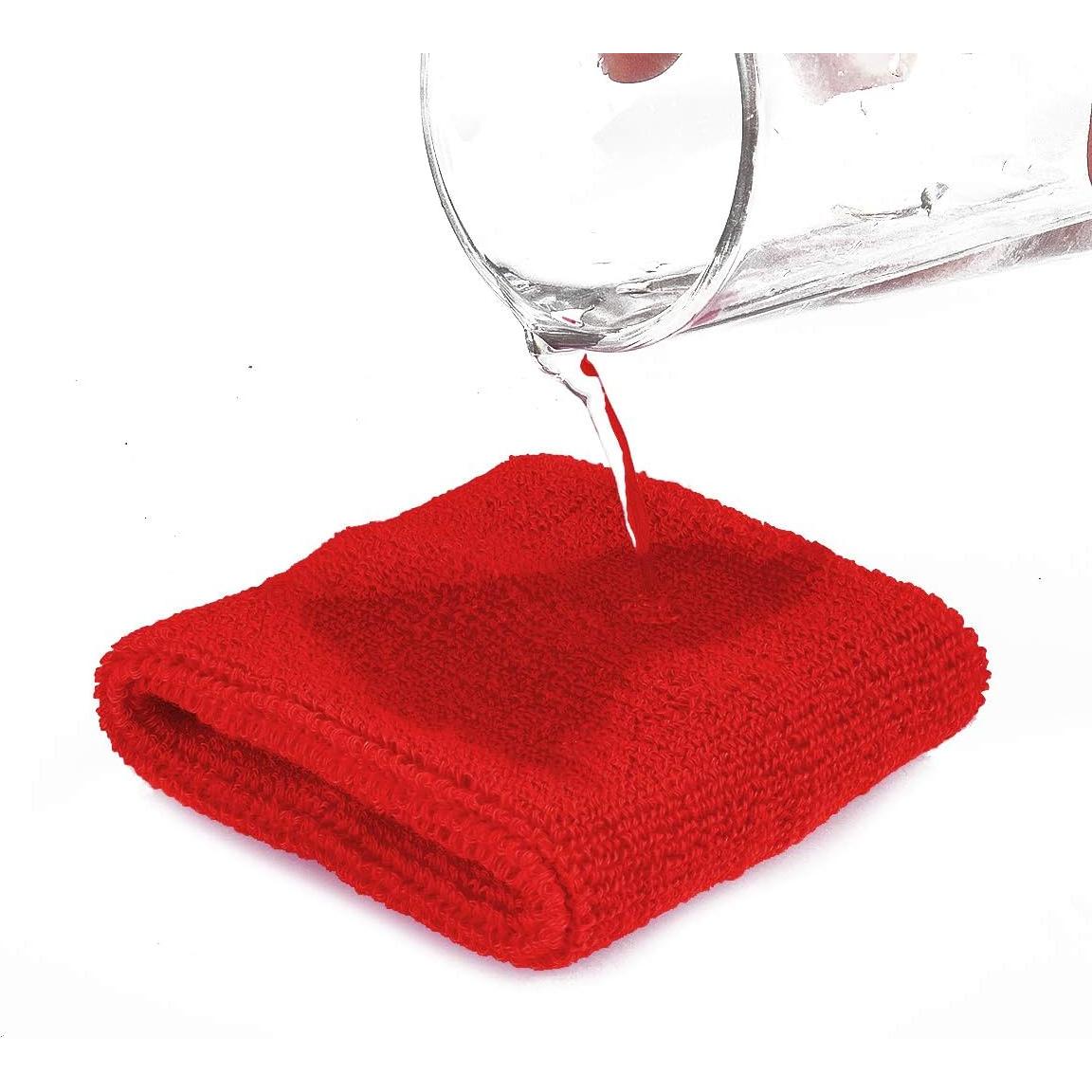 Juego de Muñequera y Diadema BEFORYOU Algodón Rojo Brillante