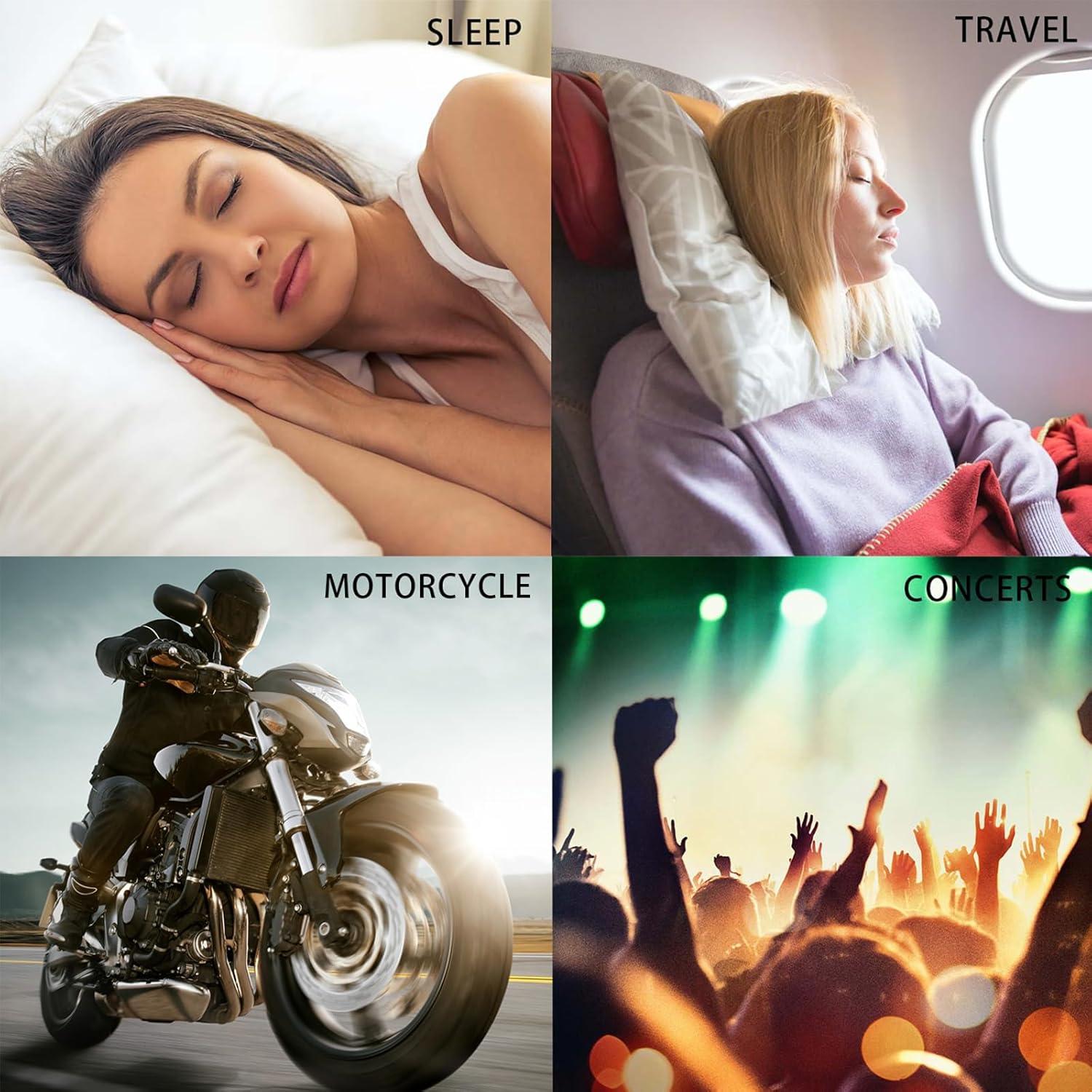 Tapones de Silicona ORANDNOT para Reducción de Ruido NRR 33dB