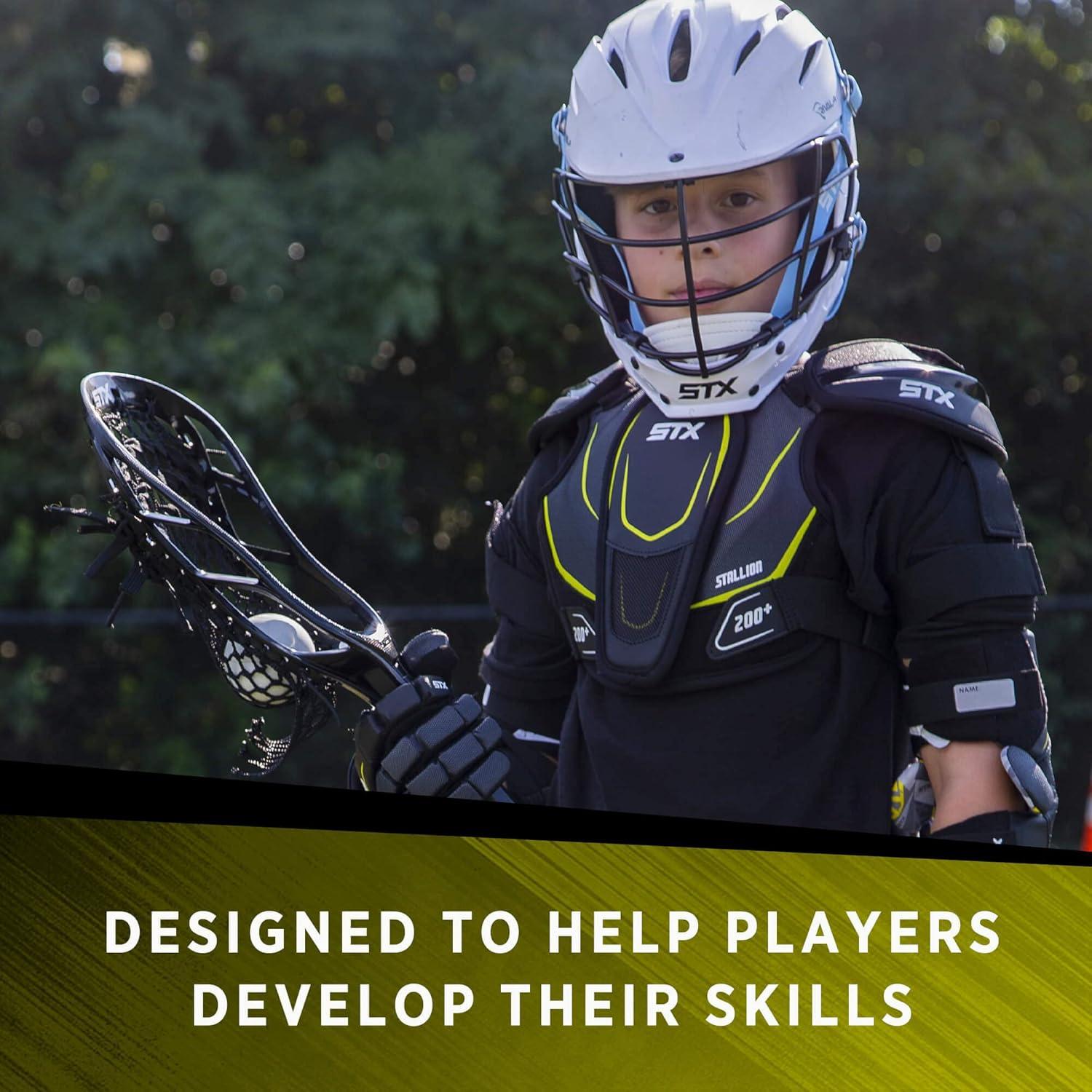 Bastón Completo Lacrosse STX Stallion 200 Niños Negro