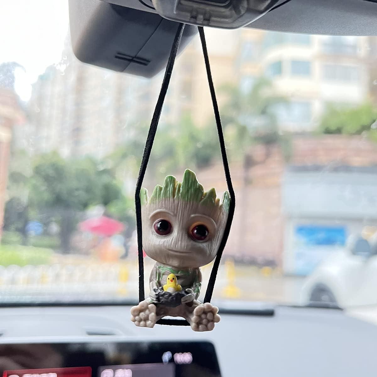 Colgante de Espejo Retrovisor WYJS Hombre Árbol Sonriente