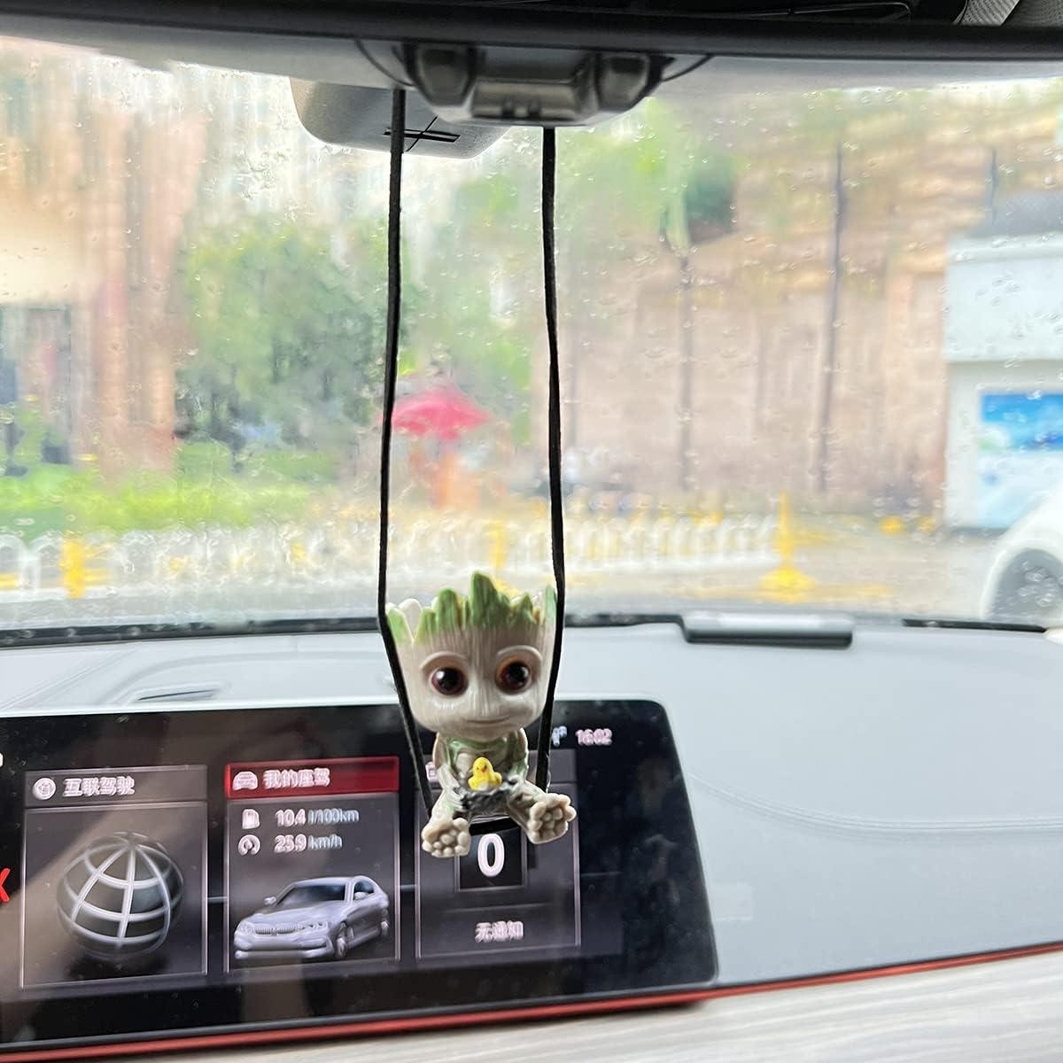 Colgante de Espejo Retrovisor WYJS Hombre Árbol Sonriente