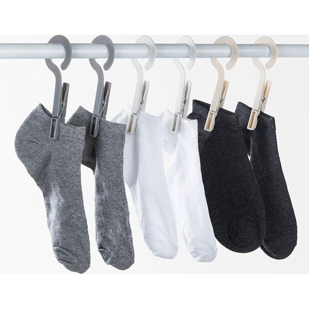 Paquete de 12 Clips de Secado Portátiles JCBIZ Beige