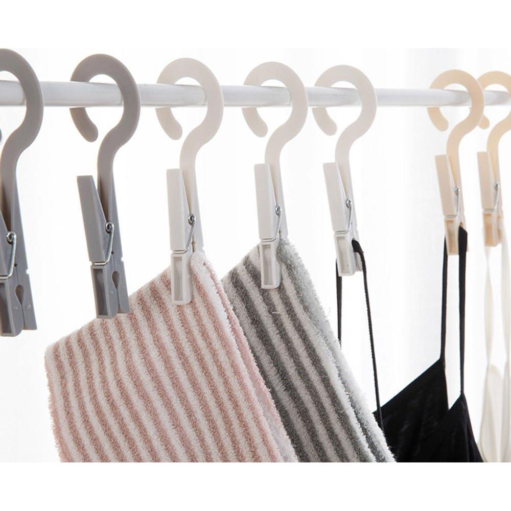 Paquete de 12 Clips de Secado Portátiles JCBIZ Beige