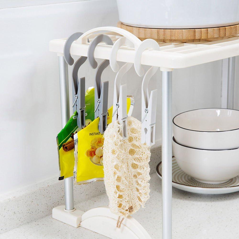 Paquete de 12 Clips de Secado Portátiles JCBIZ Beige