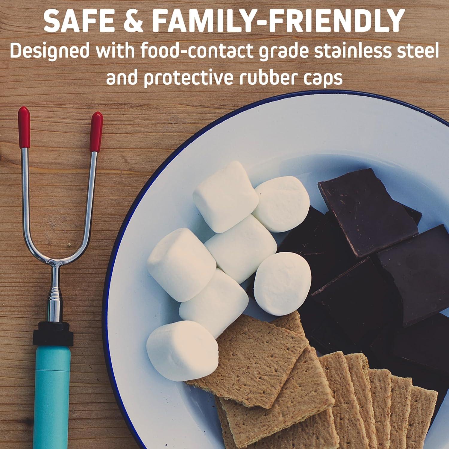 Palos de Asar Malvaviscos Jolly Green 23.7 cm Acero Inoxidable