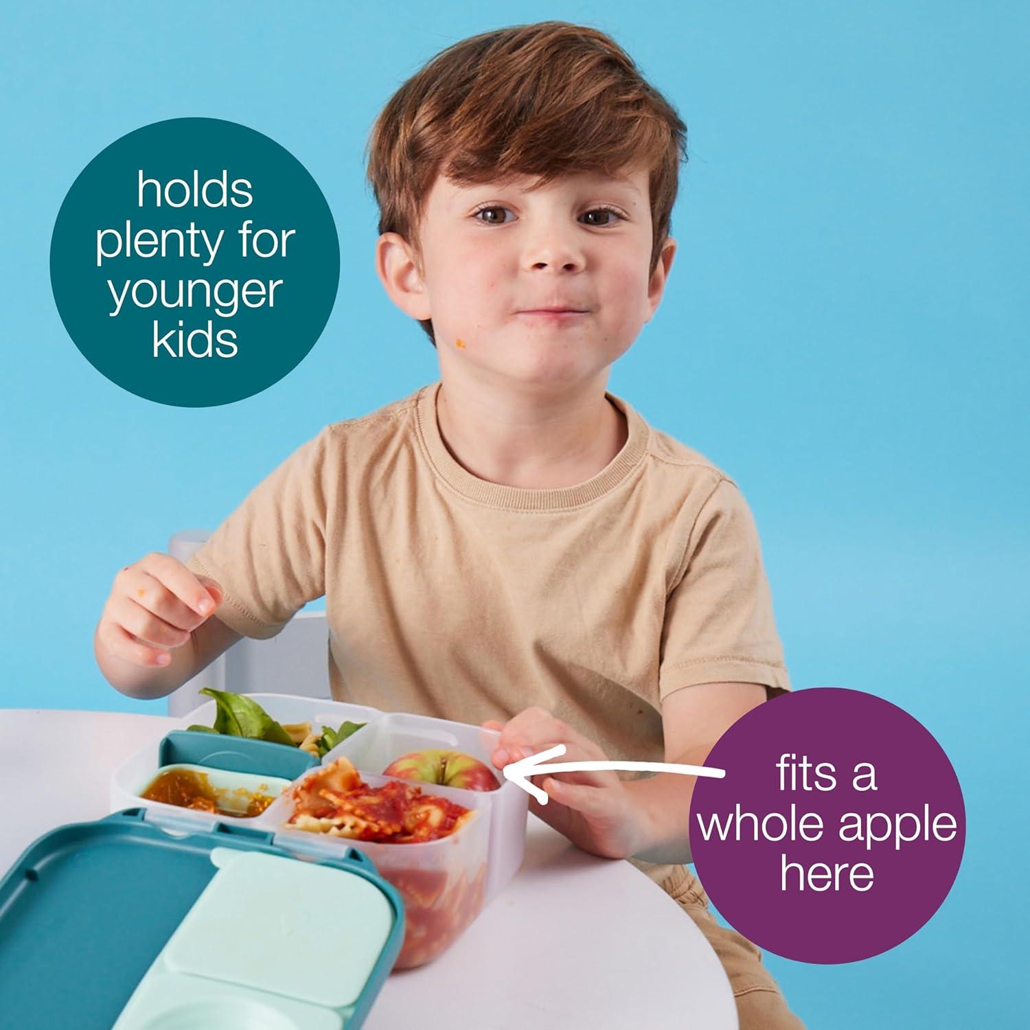 b.box Mini Bento Caja de Almuerzo Niños 1L Pizarra Azul