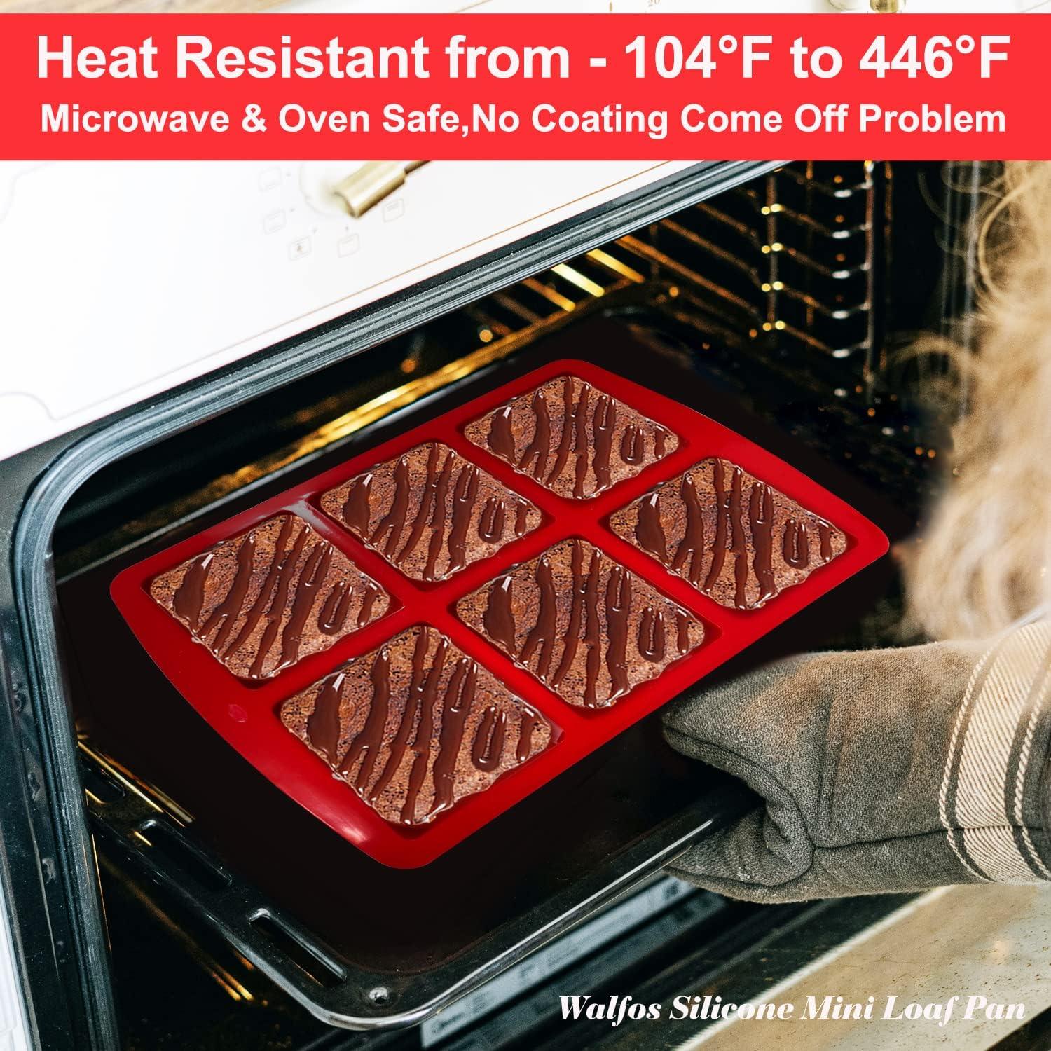 Sartén de Silicona Walfos - 2 Piezas Cuadradas Antiadherente