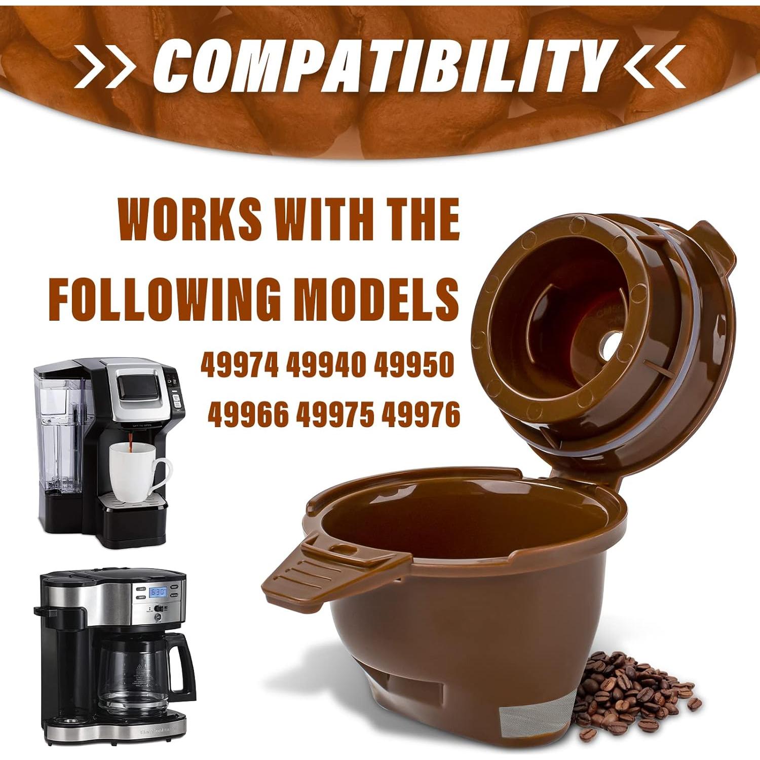 Filtro de café reutilizable Ophjerg para Hamilton Beach 1 porción