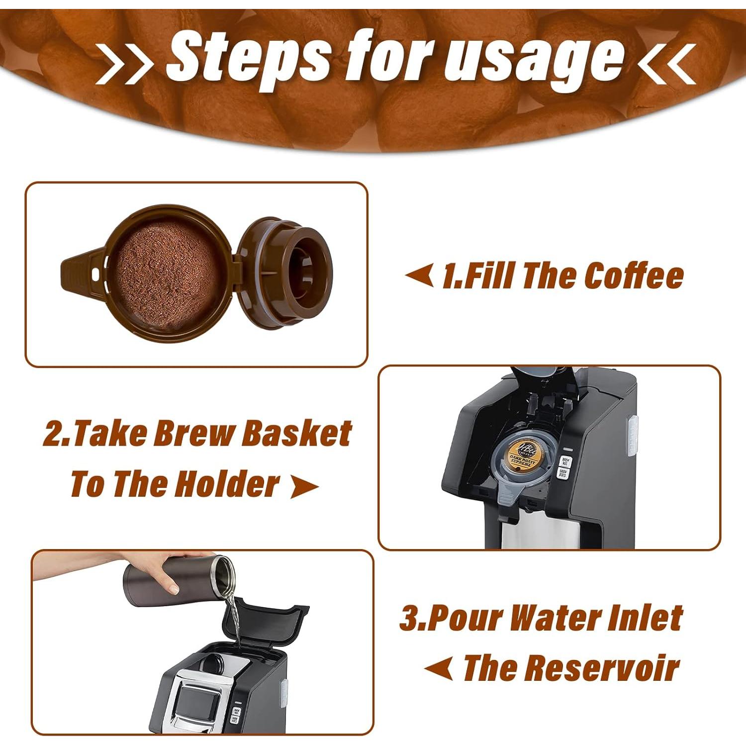 Filtro de café reutilizable Ophjerg para Hamilton Beach 1 porción