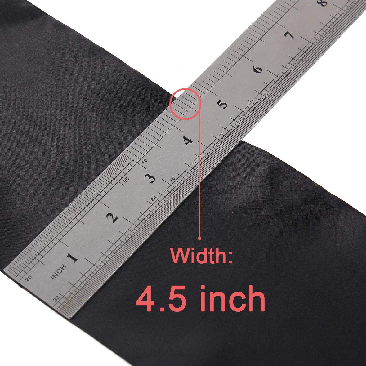 Banda de Sujeción para Peluca Leeven de Satén Negro 137x11 cm