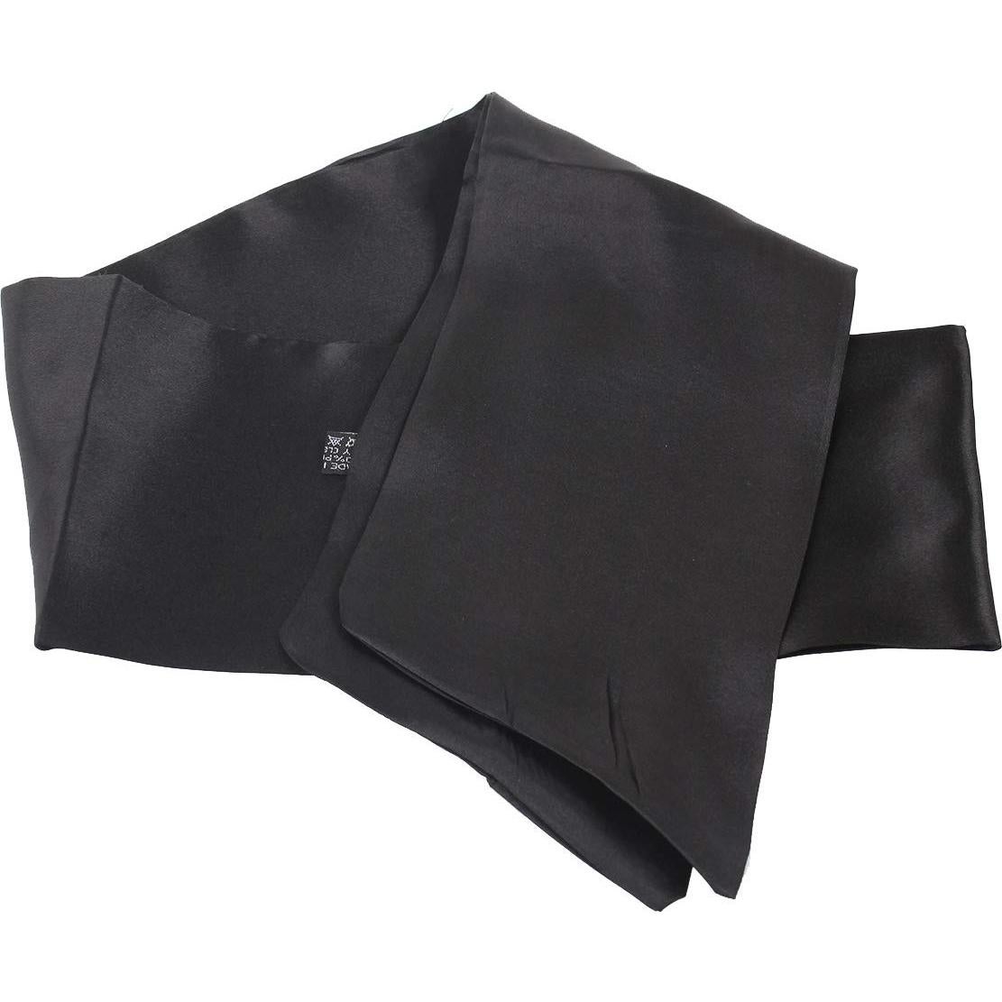 Banda de Sujeción para Peluca Leeven de Satén Negro 137x11 cm