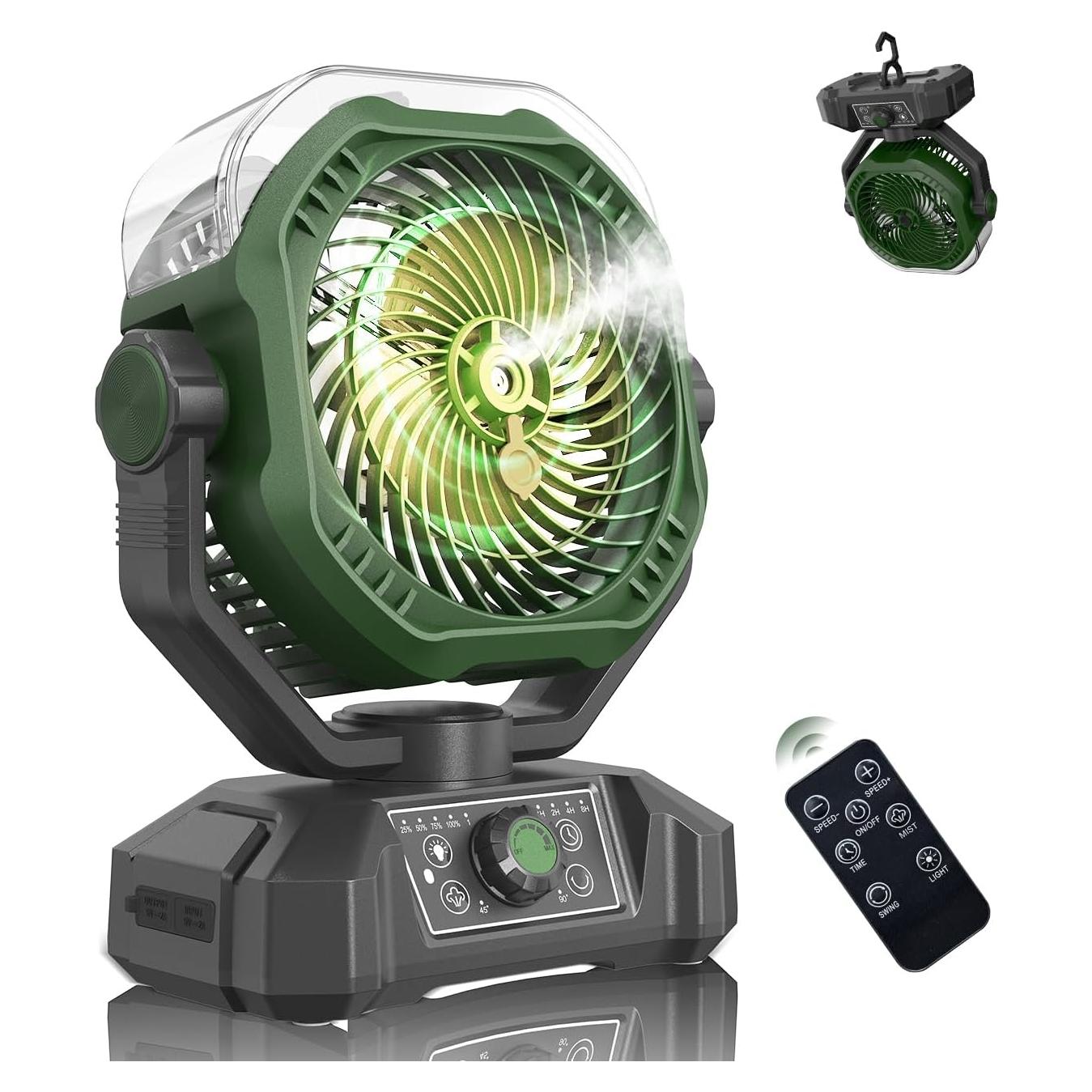 Ventilador de Nebulización Wivflow YT8136C, 8 Velocidades, 360ML