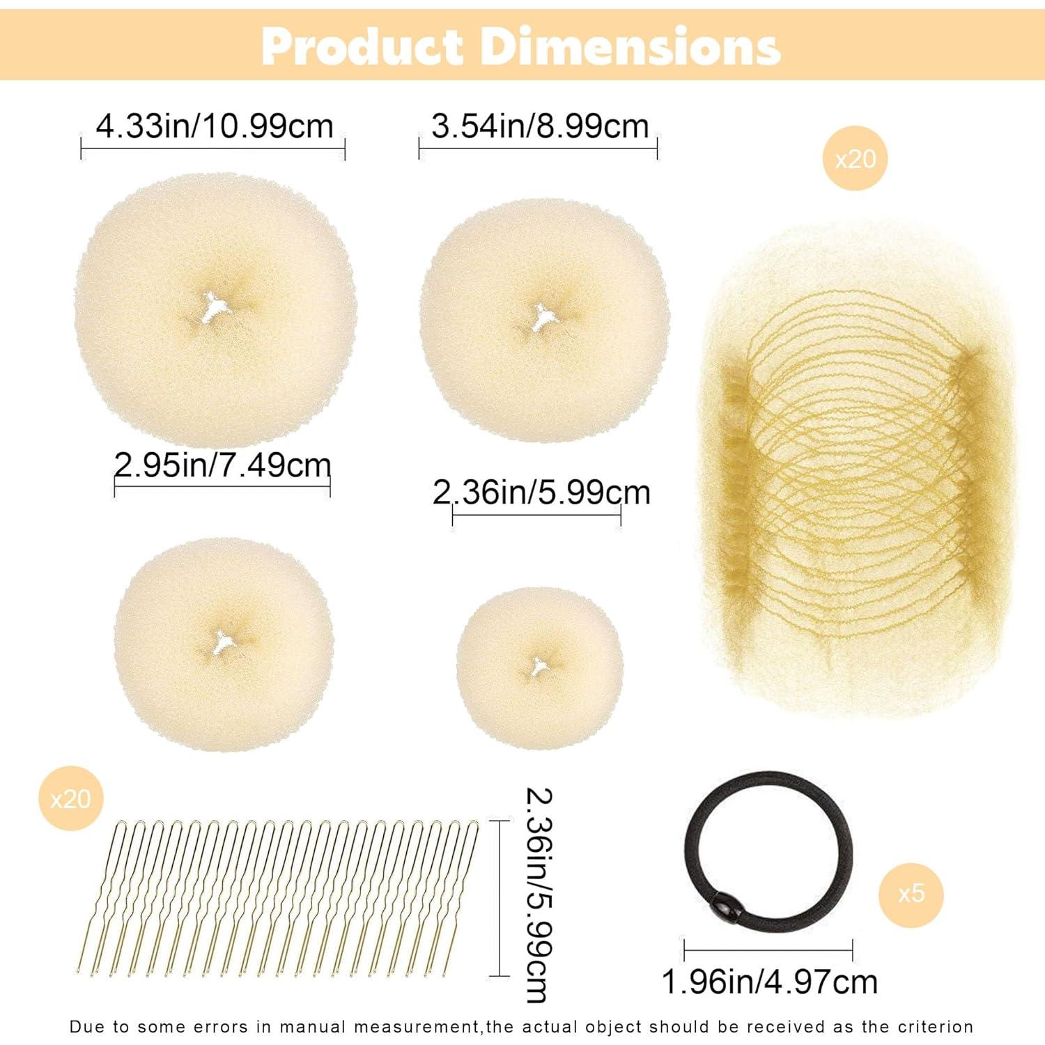 Conjunto Hacedores de Moño AEGYPIUS 4 Piezas Beige