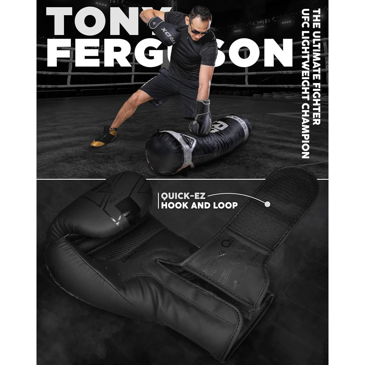 Guantes de Boxeo RDX KARA 8 Oz Cuero Maya para Sparring