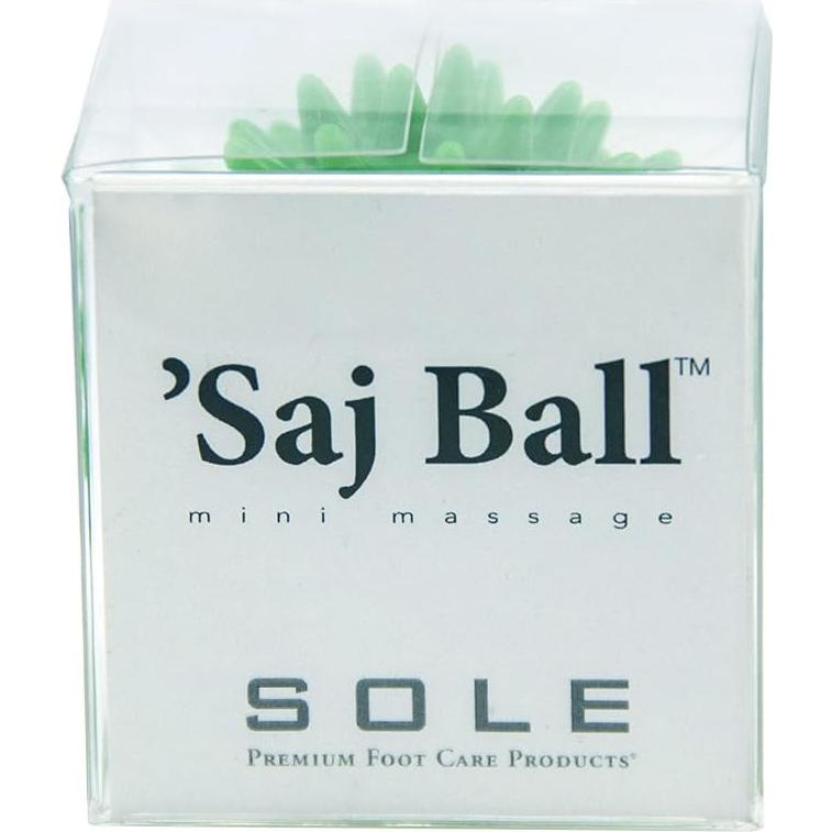 Saj Ball Mini Spiky Massage - Alivio Fascitis Plantar Verde