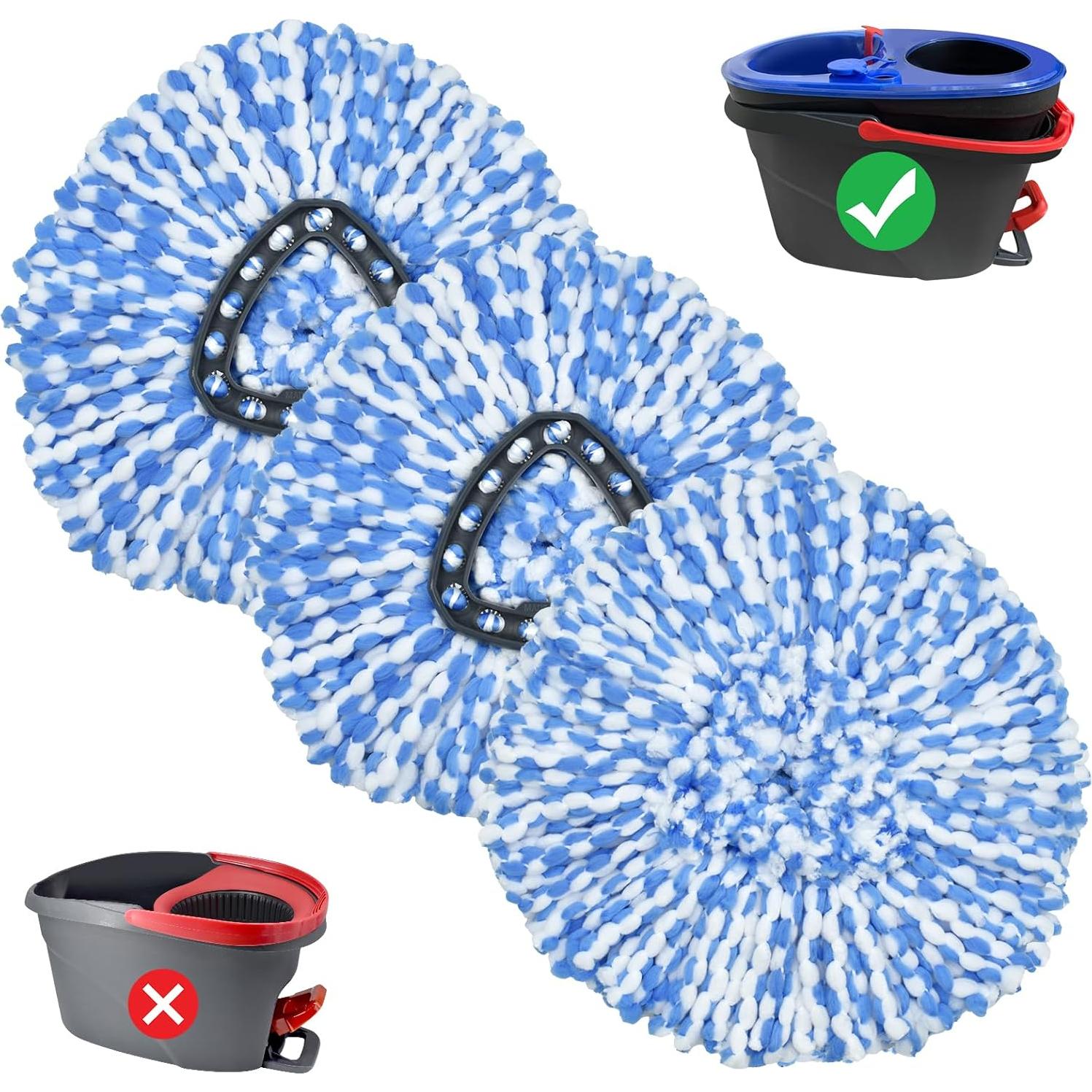 Reemplazo de cabezales de mopa DLAIMI 3 paquetes microfibra