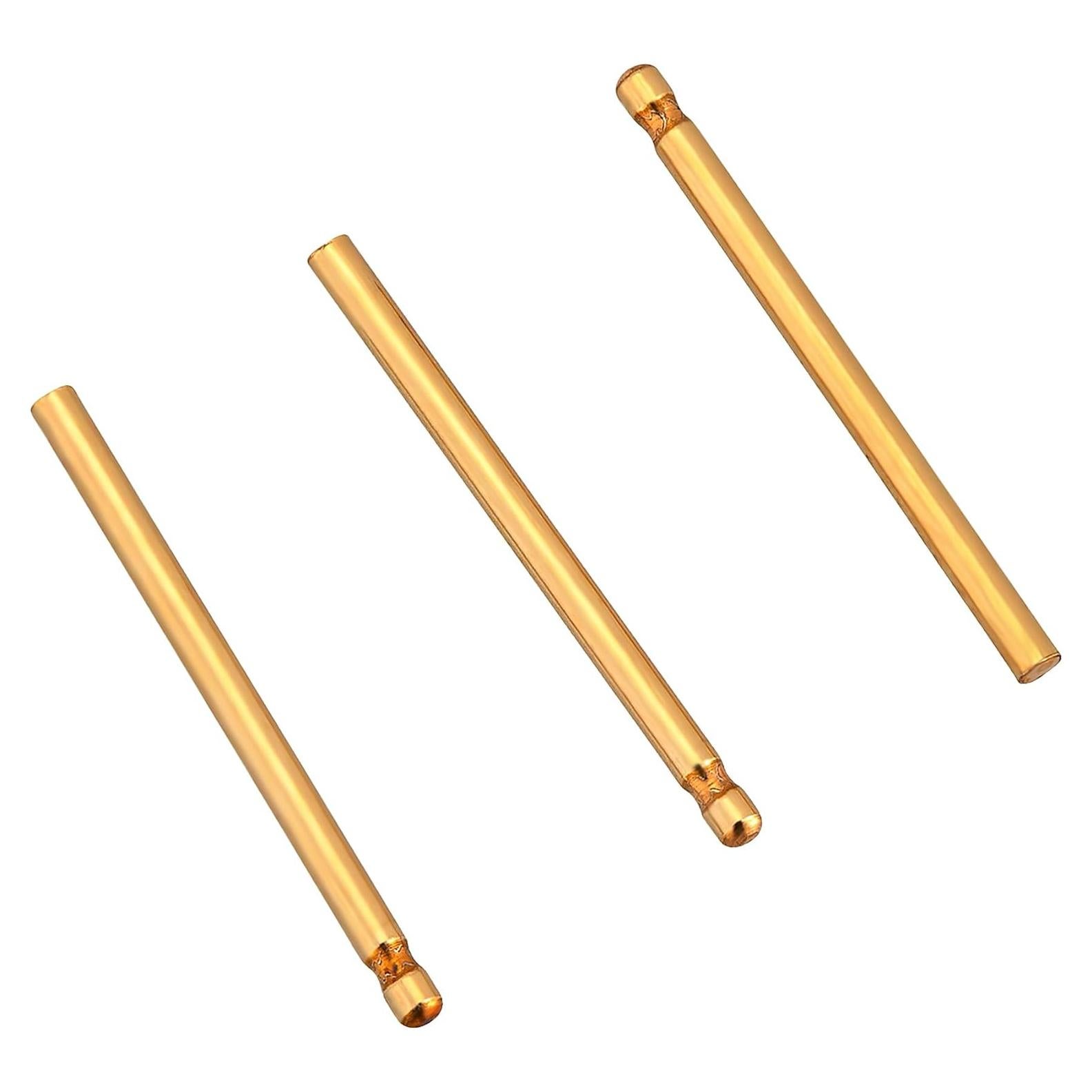 Poste de Muesca 0.8x11mm Baño de Oro Rashbel - 20 Piezas