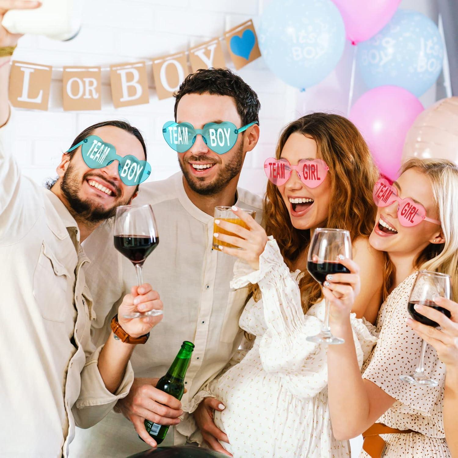 Gafas de Revelación de Género Konohan Corazón 8 Piezas