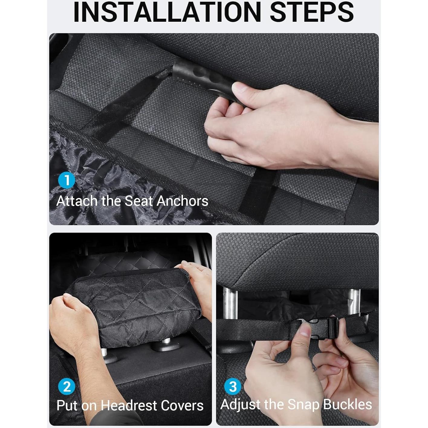 Funda de Asiento para Perros Proadsy Toyota Rav4 2019-2025 Impermeable