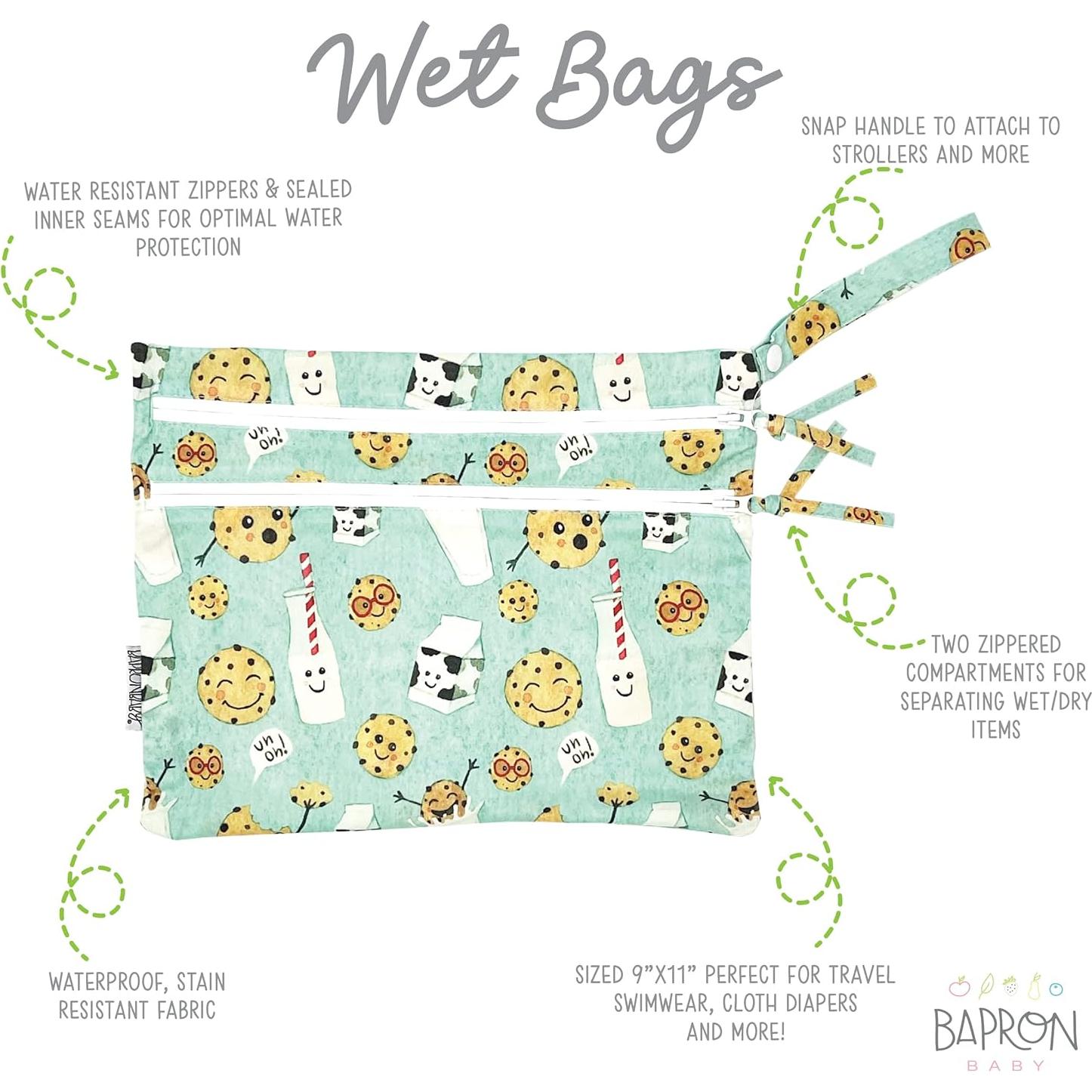 Bolsa Húmeda y Seca BapronBaby 28x23 cm Impermeable Reutilizable