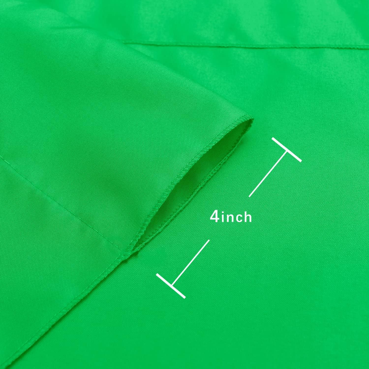 Cortinas de Fondo Verde Hiasan 2 Paneles 152x213 cm