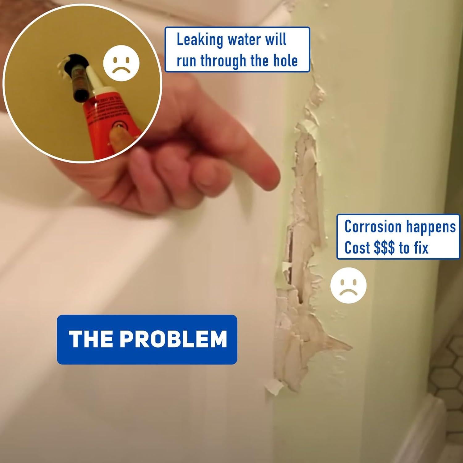 Sello de Respaldo para Grifo de Baño Welvzen 1/2" (12.7 mm) - Previene Filtraciones