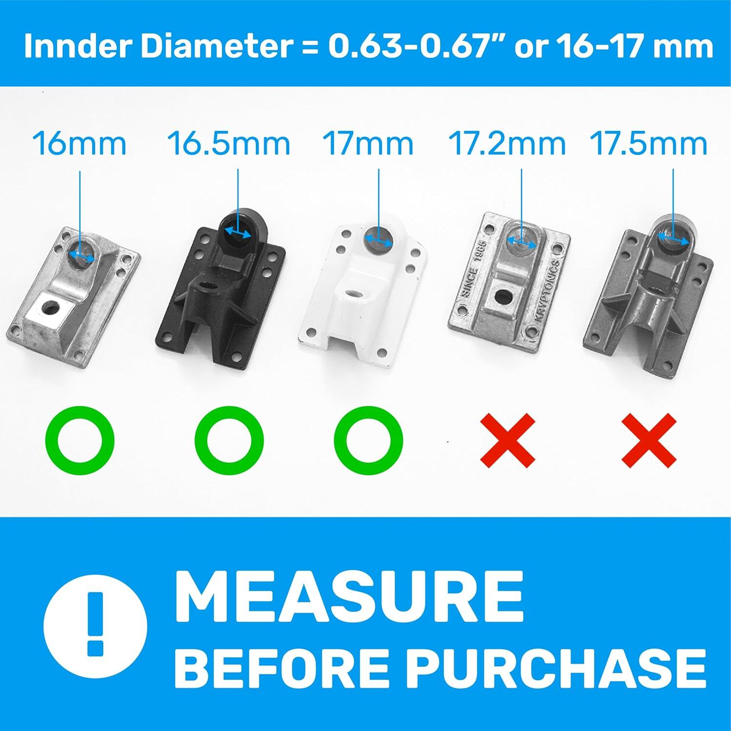 Kit de Hardware para Skateboard ELOS - Copas de Pivot y Accesorios