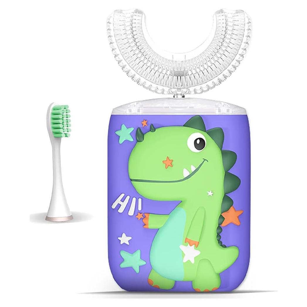 Cepillo de Dientes Eléctrico Infantil KRX KRT818 Verde 6 Modos