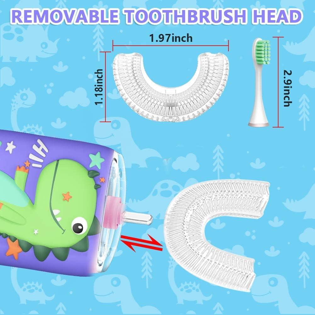 Cepillo de Dientes Eléctrico Infantil KRX KRT818 Verde 6 Modos