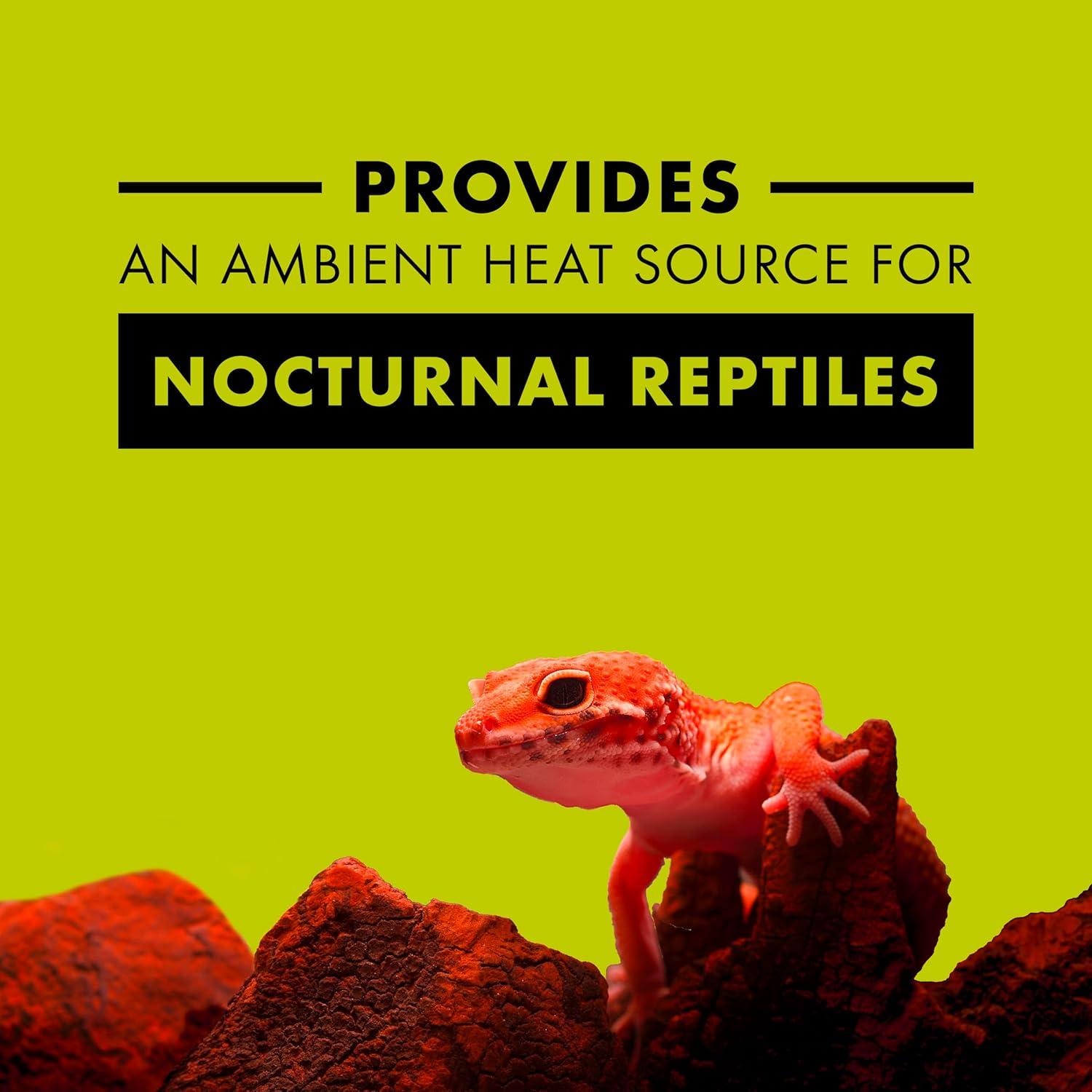 Bombilla Incandescente Zilla 50W Rojo Nocturno para Reptiles