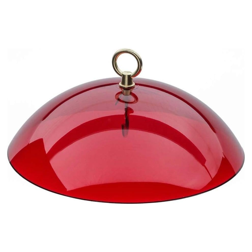 Cúpula Protectora Roja Birds Choice para Comederos de Aves 26.7 cm