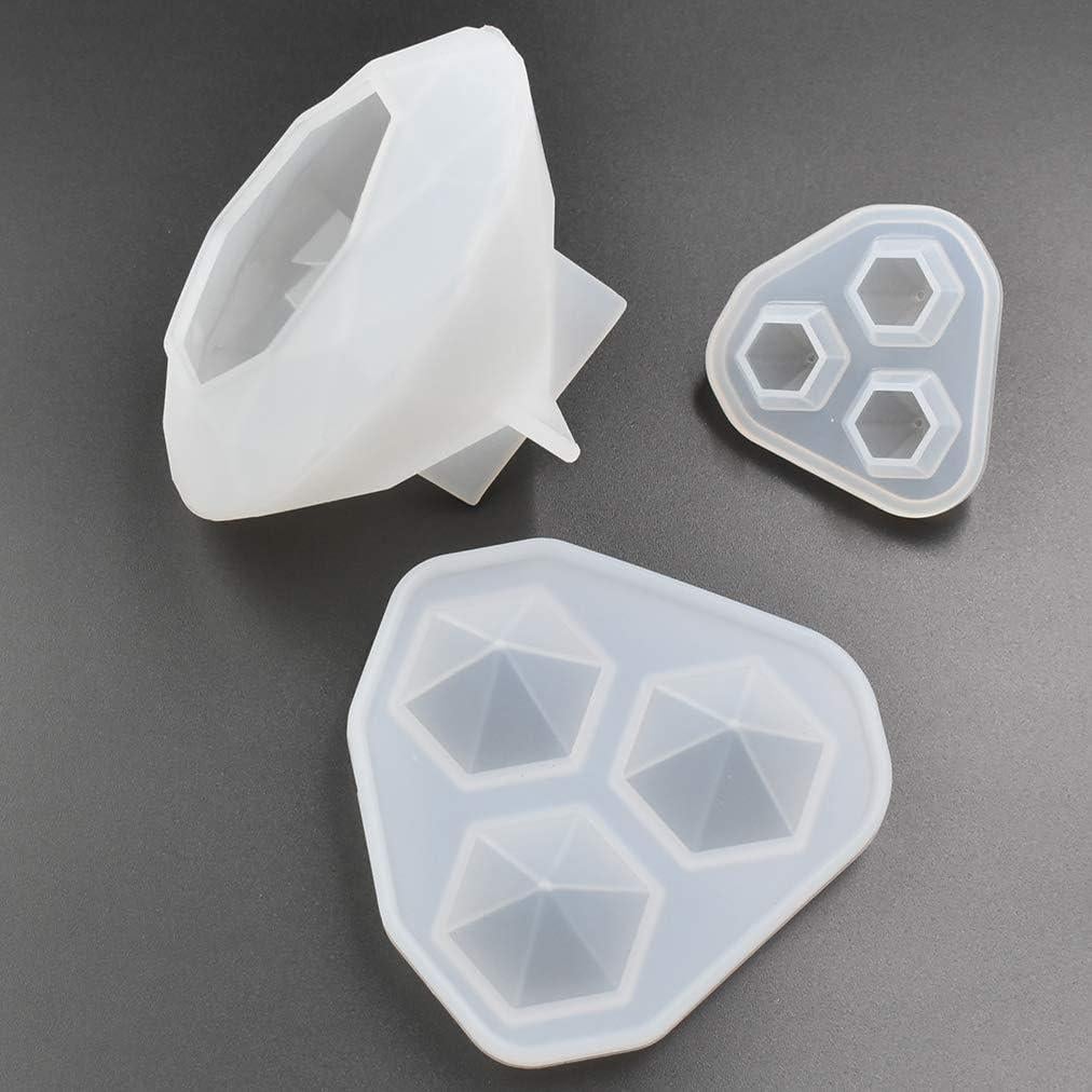 Kit de Moldes de Silicona para Diamantes QTTLLI - 3 Estilos