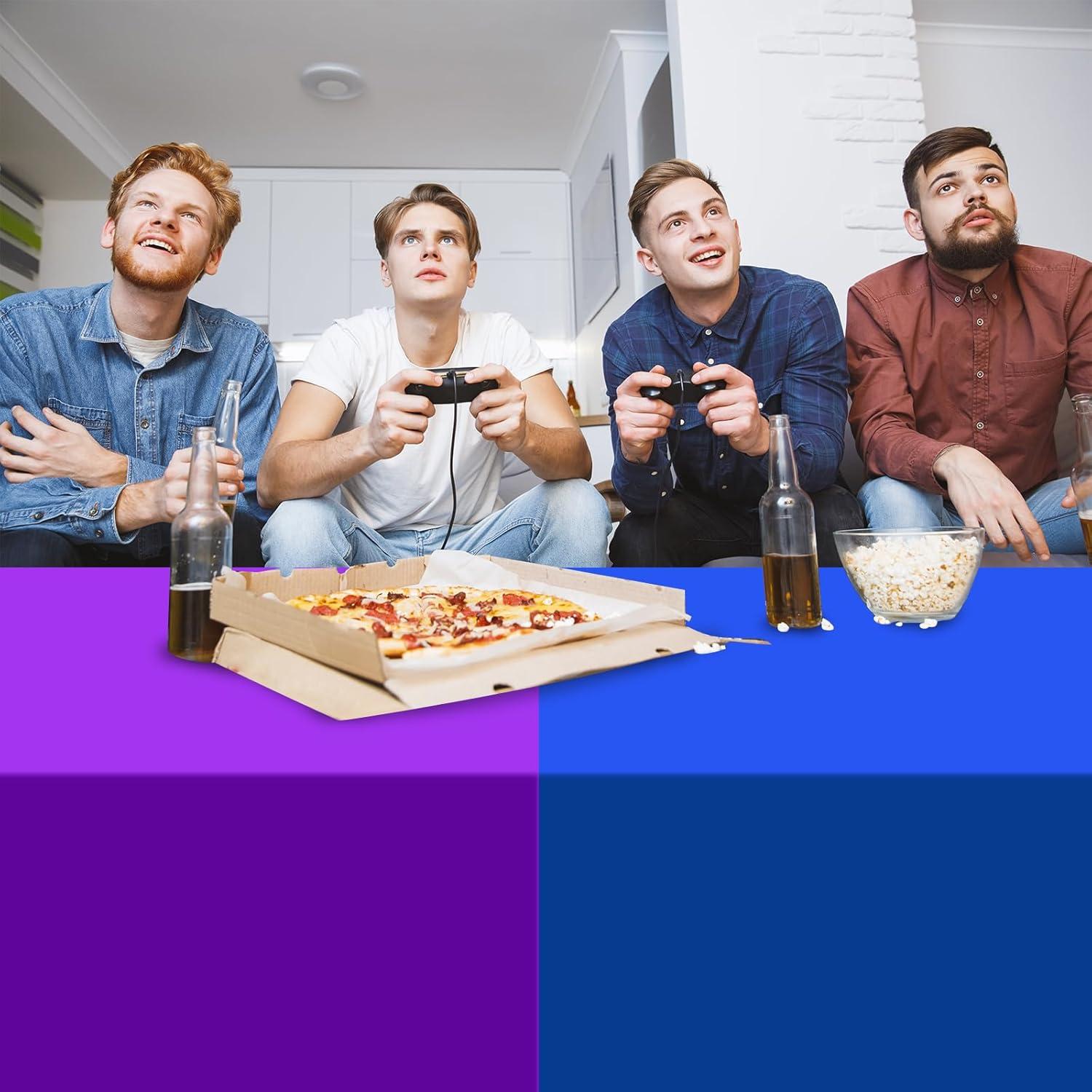 Mantel desechable de plástico YIDAKO para fiestas de videojuegos 3 piezas 137x274cm