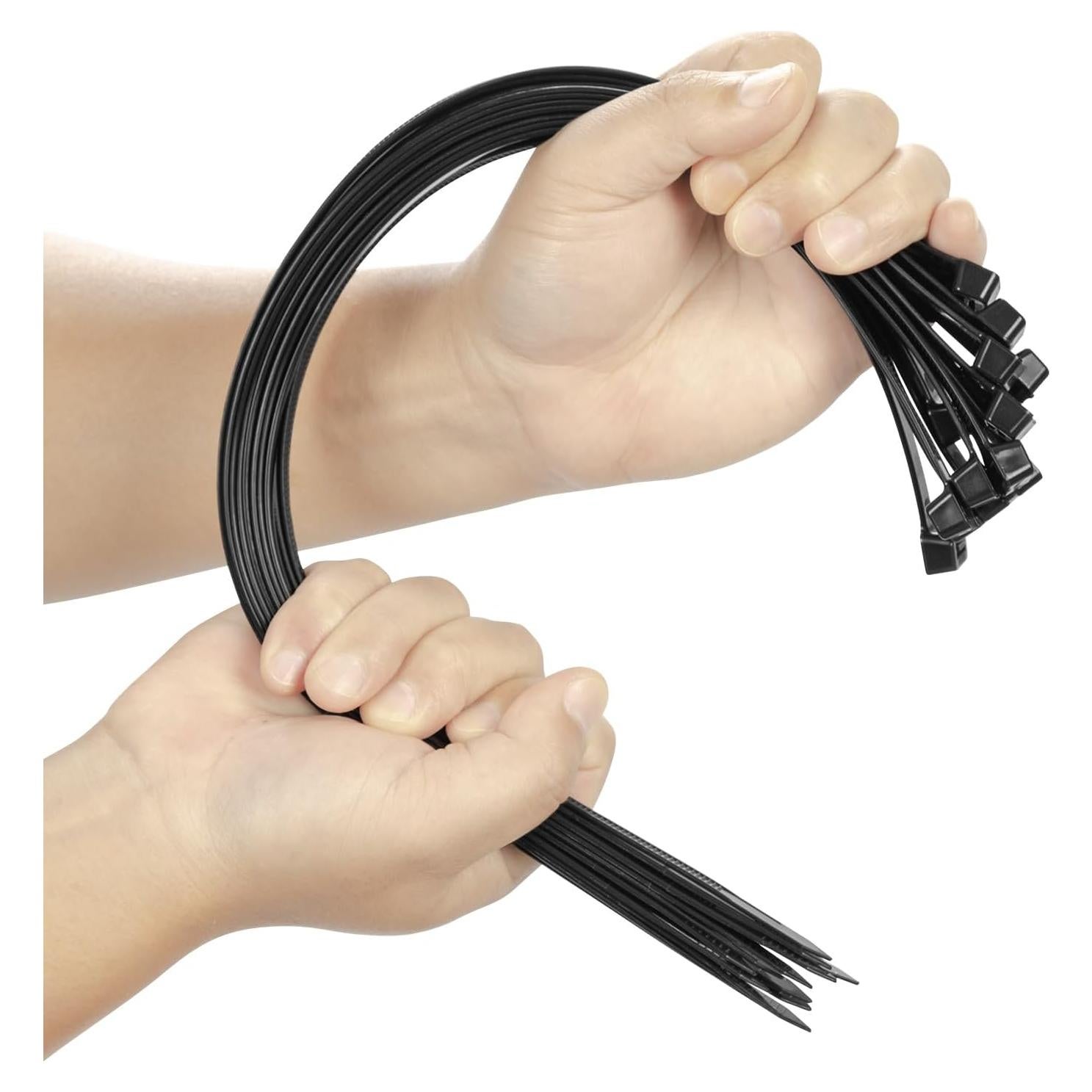 Bridas de Cable Pesadas MasiStranth 100PCS 40cm 175lbs Nylon