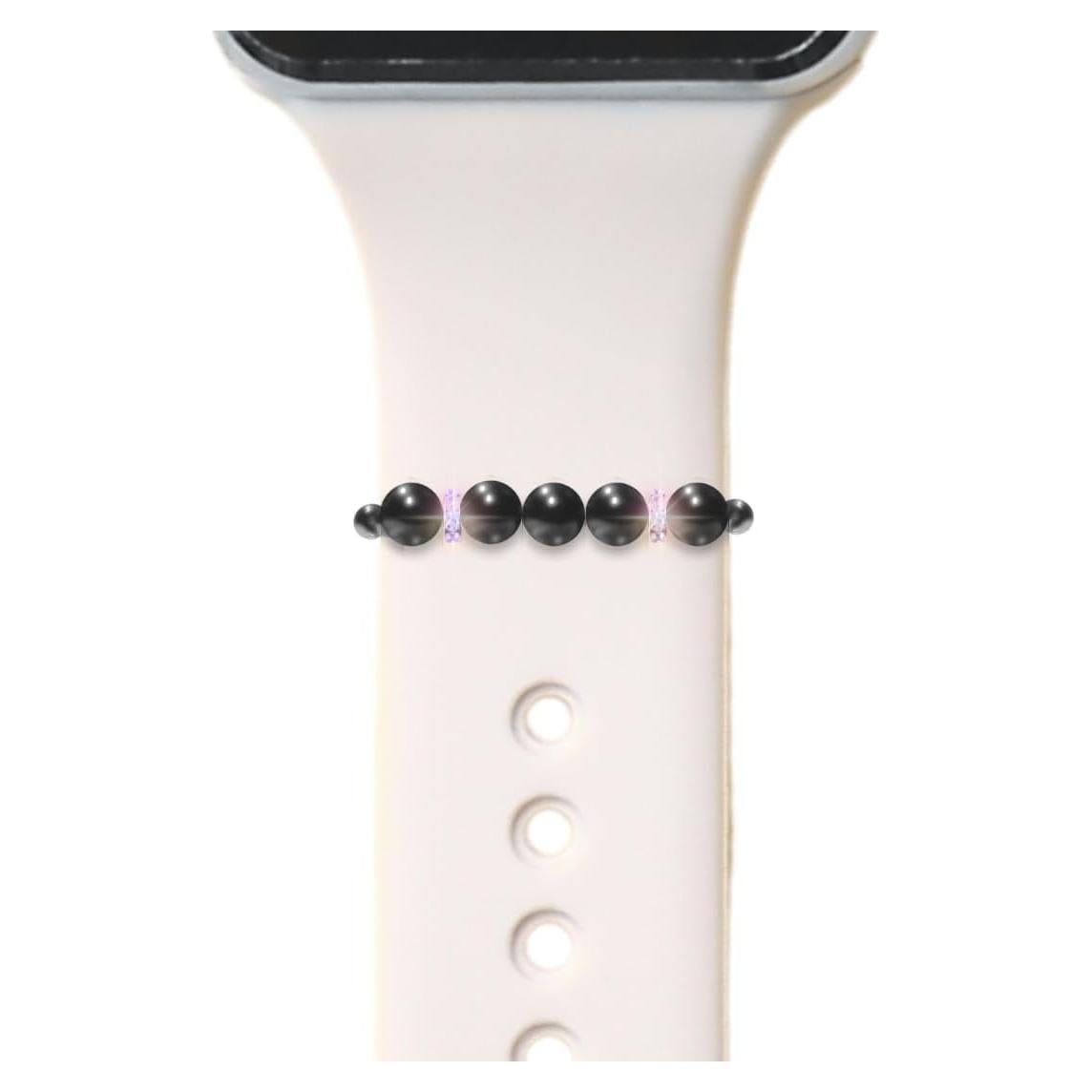 Banda de Reloj Inteligente Shungite Decorativa Unisex 38-49mm