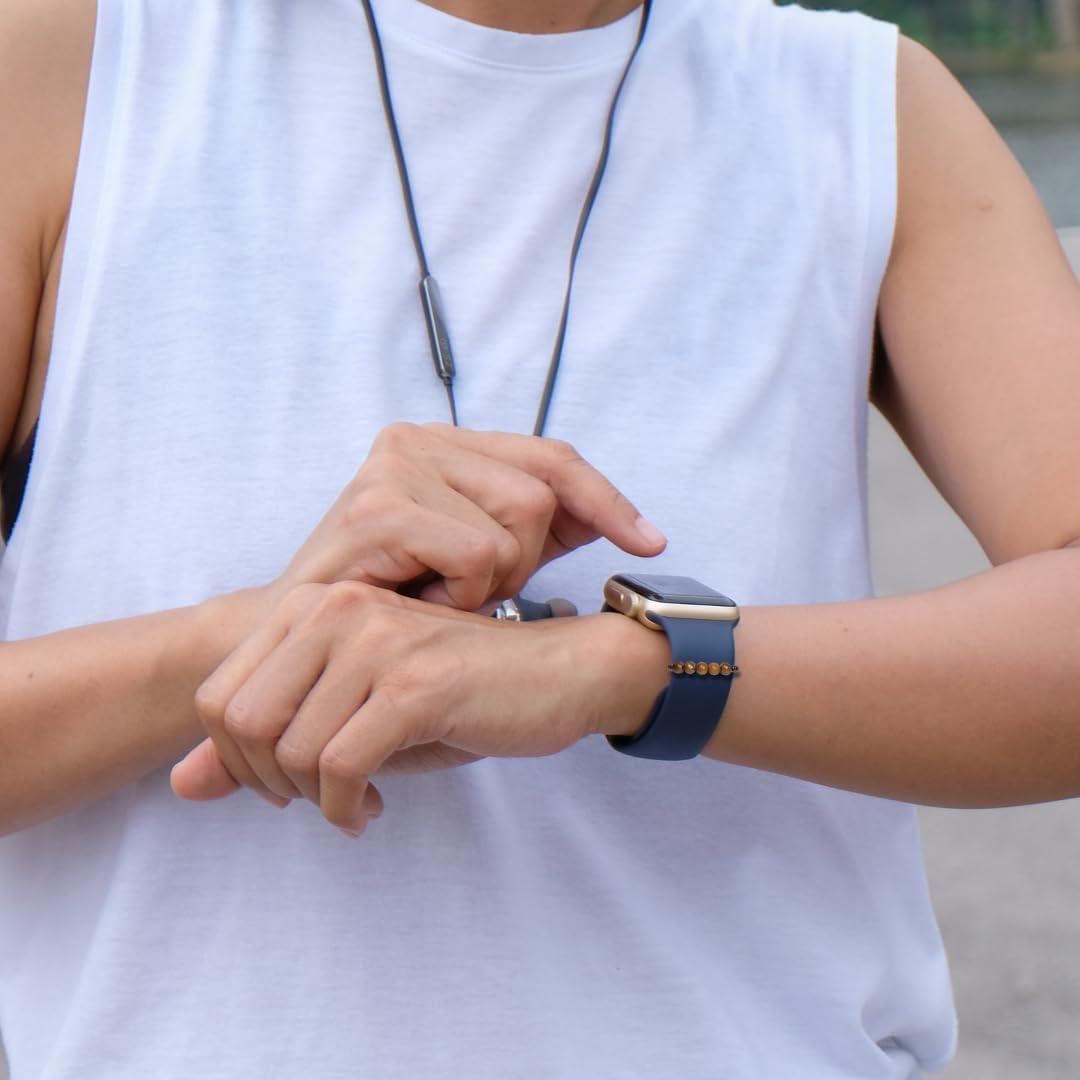 Banda de Reloj Inteligente Shungite Decorativa Unisex 38-49mm