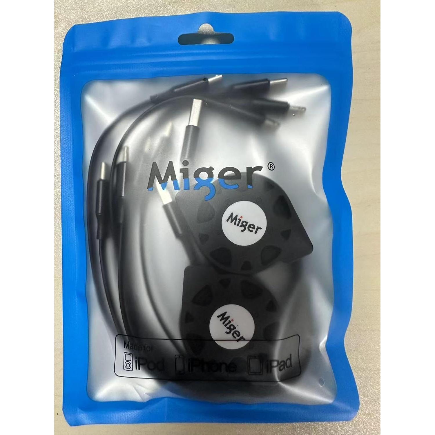 Cable de Carga Múltiple Retráctil 4 en 1 Miger 120cm