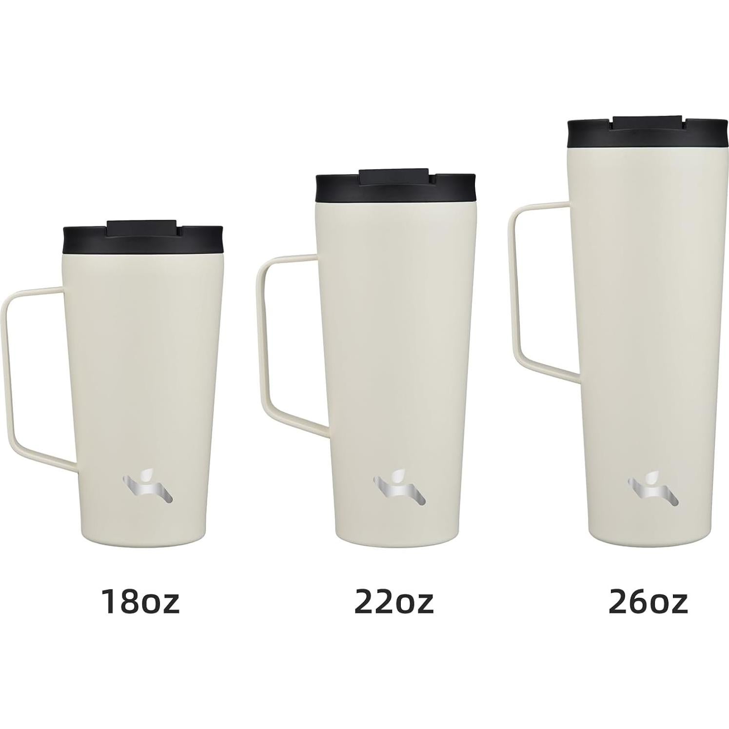 Vaso Aislado Konokyo 18 Oz Acero Inoxidable Blanco Ángel