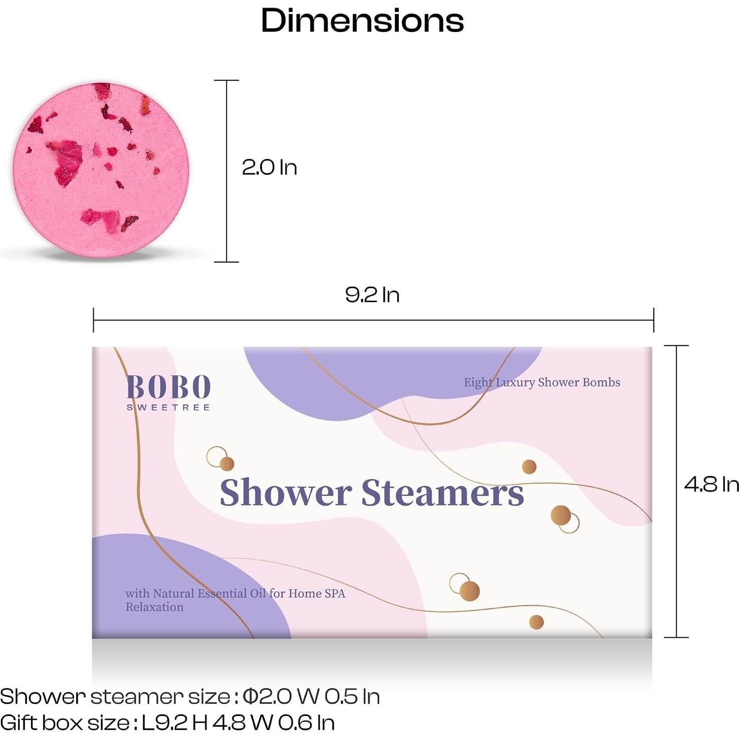 Set de Bombas de Ducha Aromaterapia BoboSweeTree - 8 Piezas