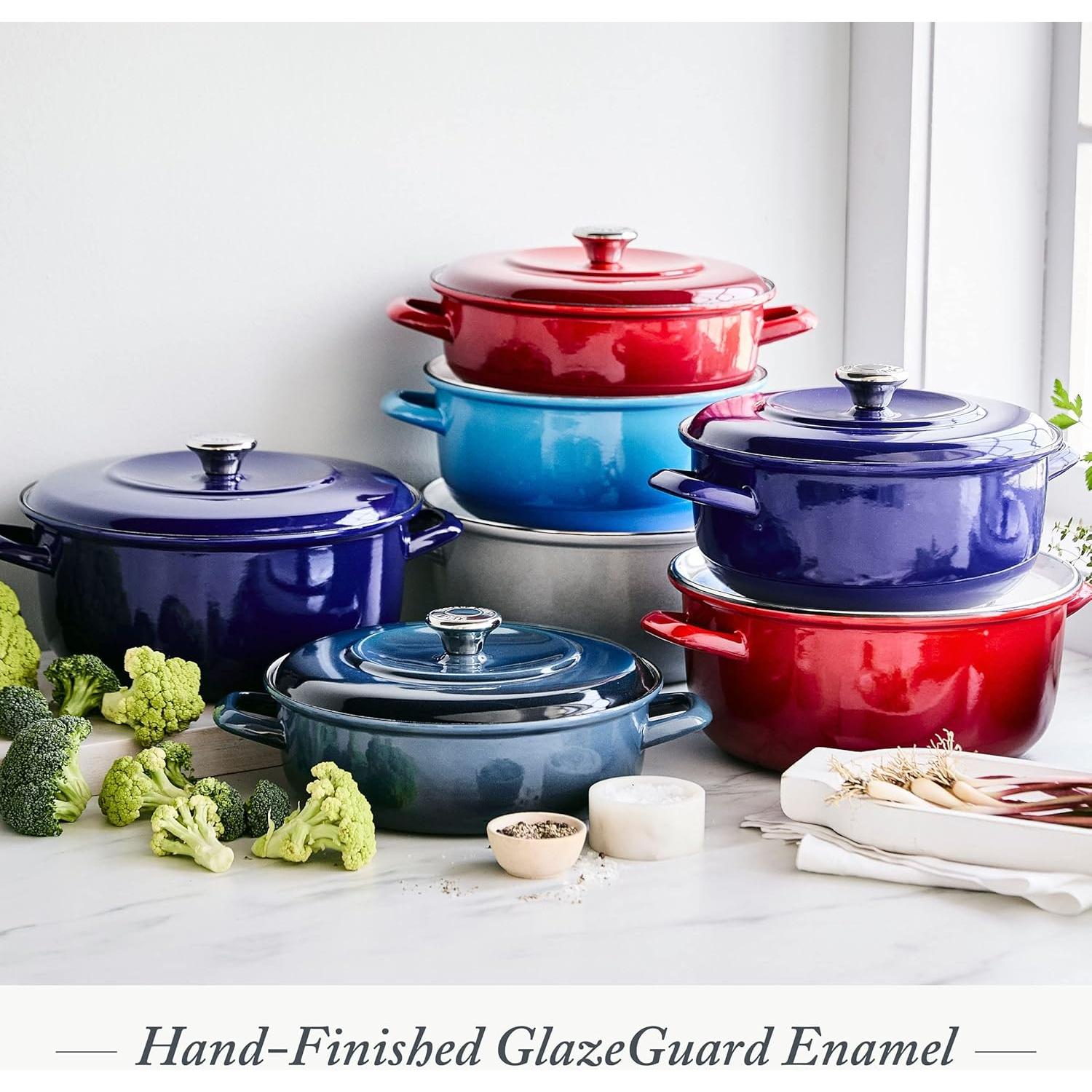 Olla Holandesa Merten & Storck 5.3QT Hierro Enameled Verde