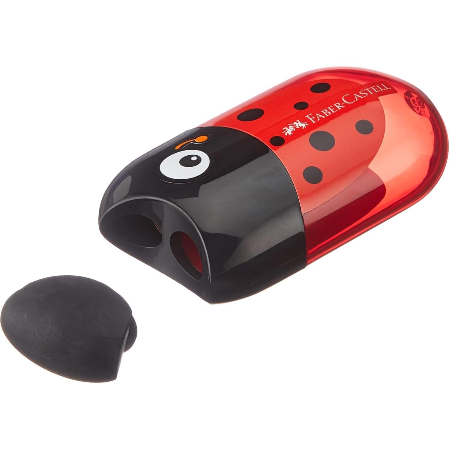 Sacapuntas Doble Faber-Castell Mariquita con Borrador