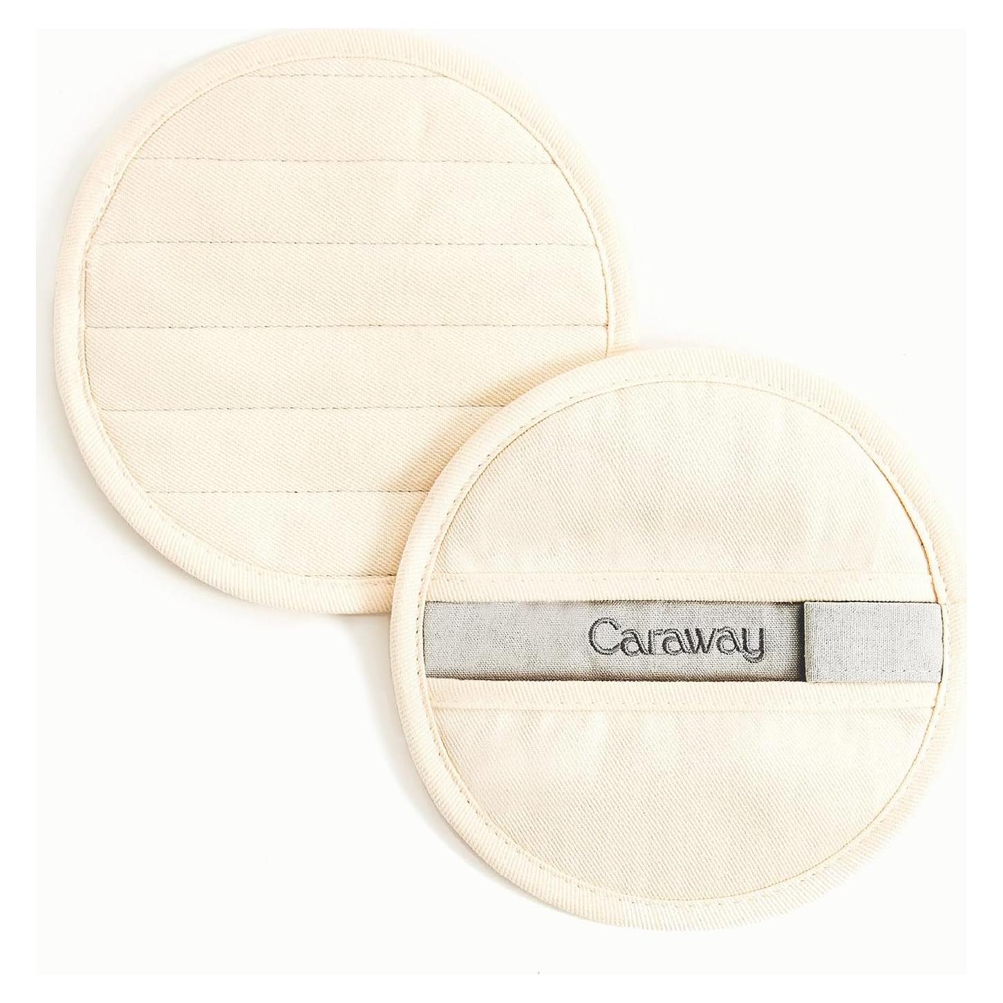 Soporte para Ollas Caraway de Algodón Orgánico - Crema