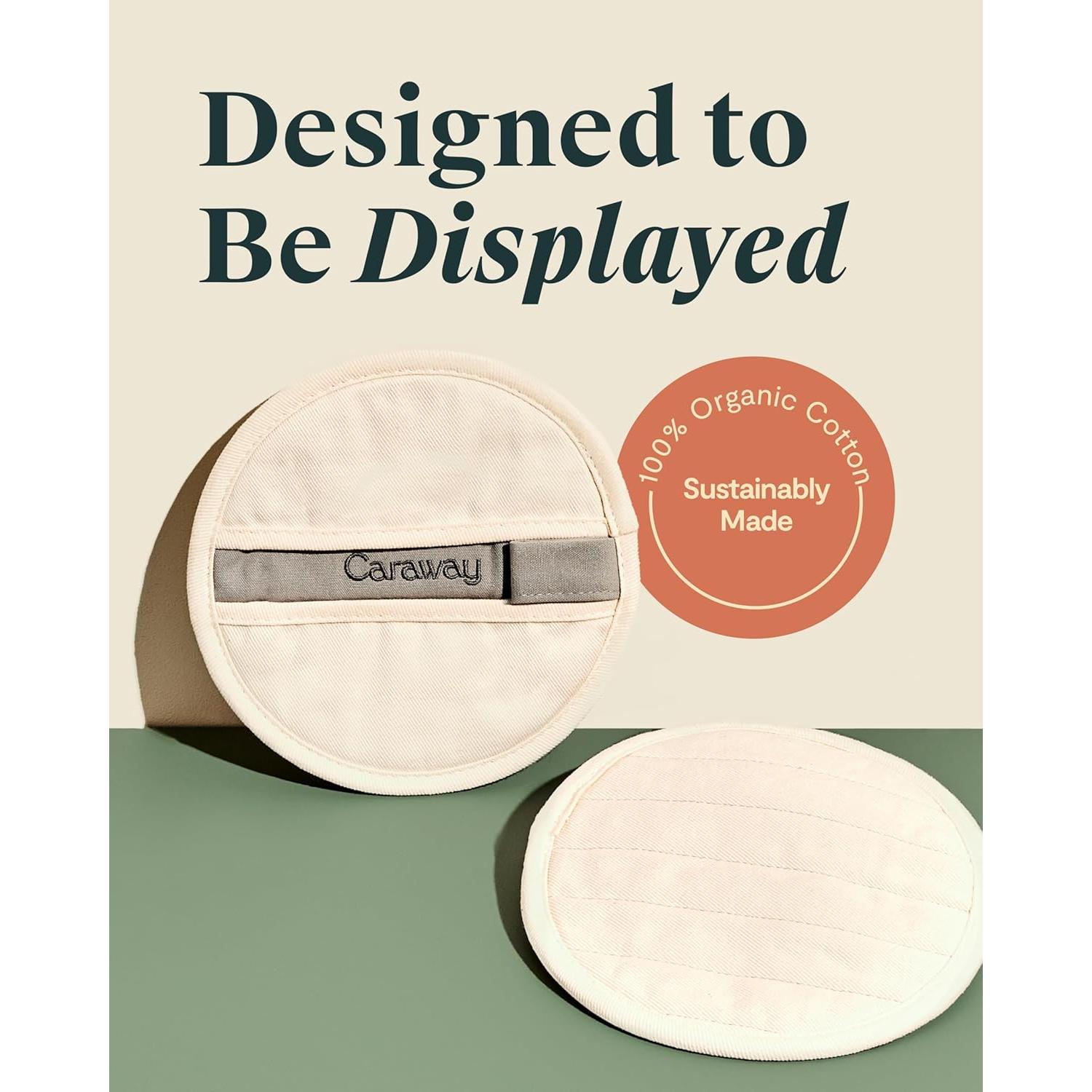 Soporte para Ollas Caraway de Algodón Orgánico - Crema