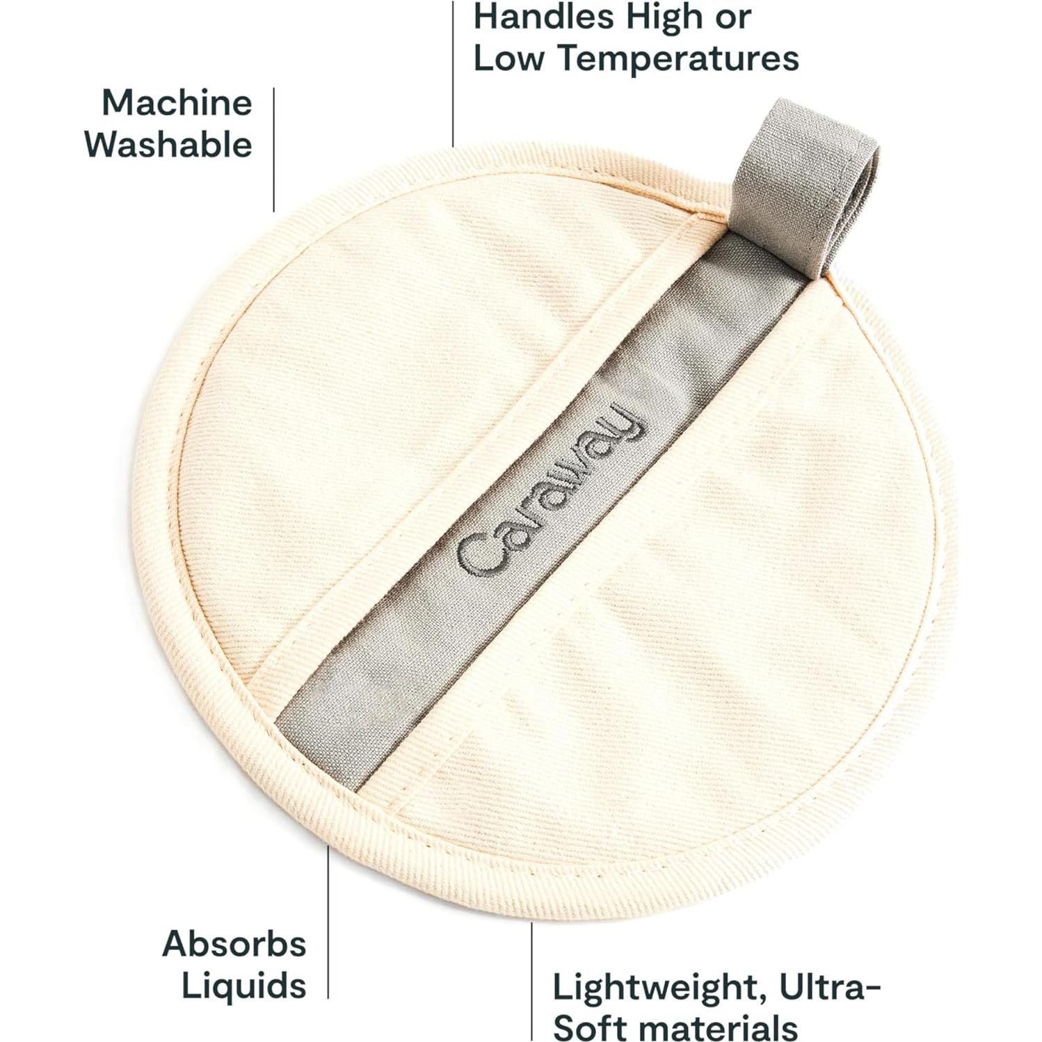 Soporte para Ollas Caraway de Algodón Orgánico - Crema