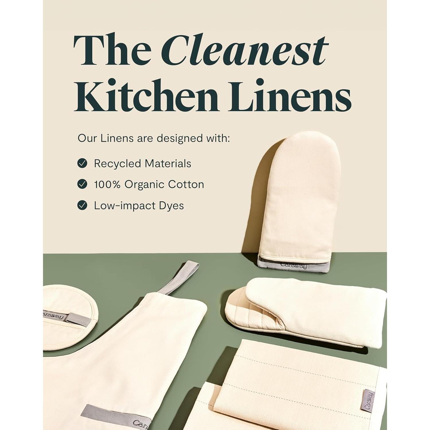 Soporte para Ollas Caraway de Algodón Orgánico - Crema