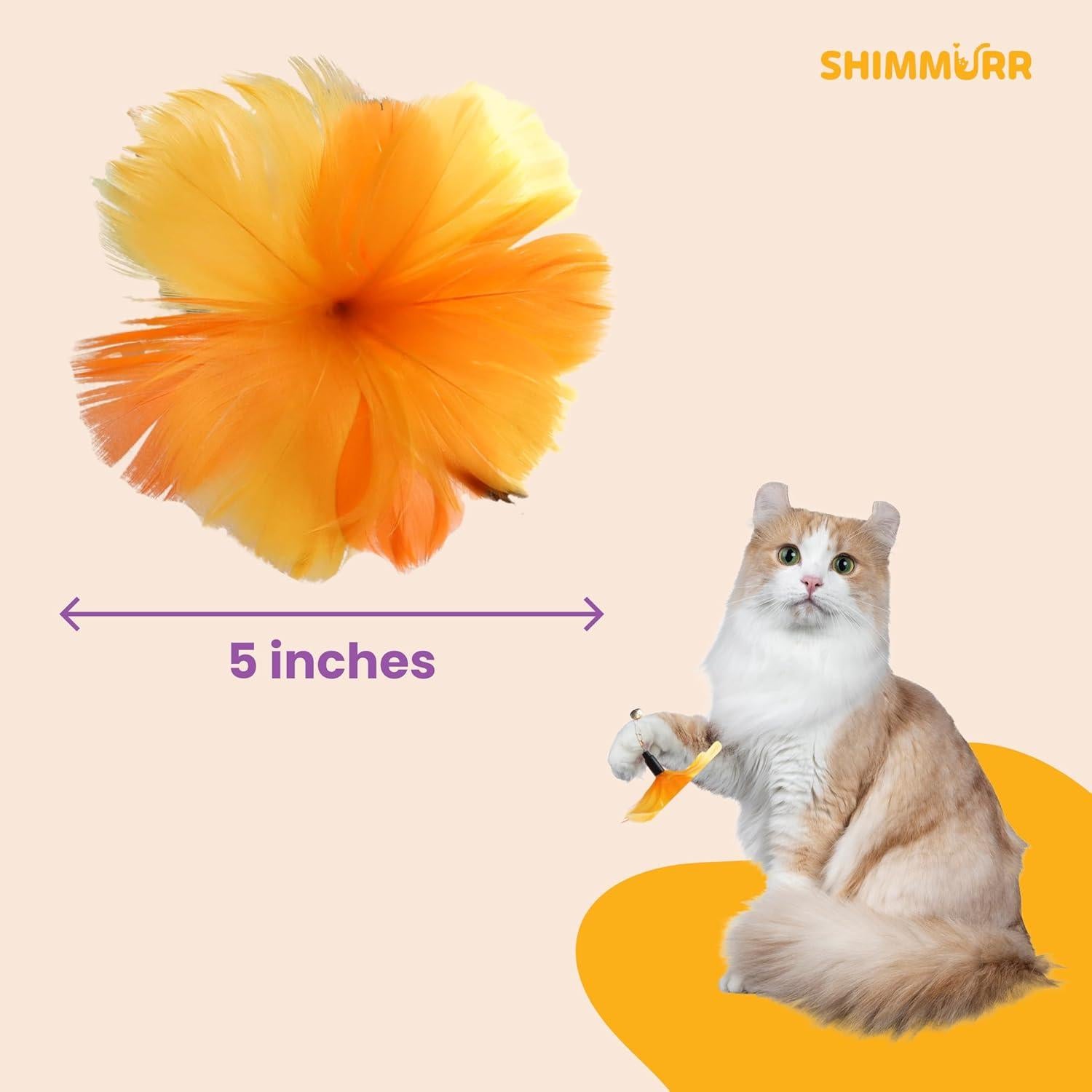Juguete Interactivo para Gatos SHIMMURR Varita Retráctil 96.5 cm