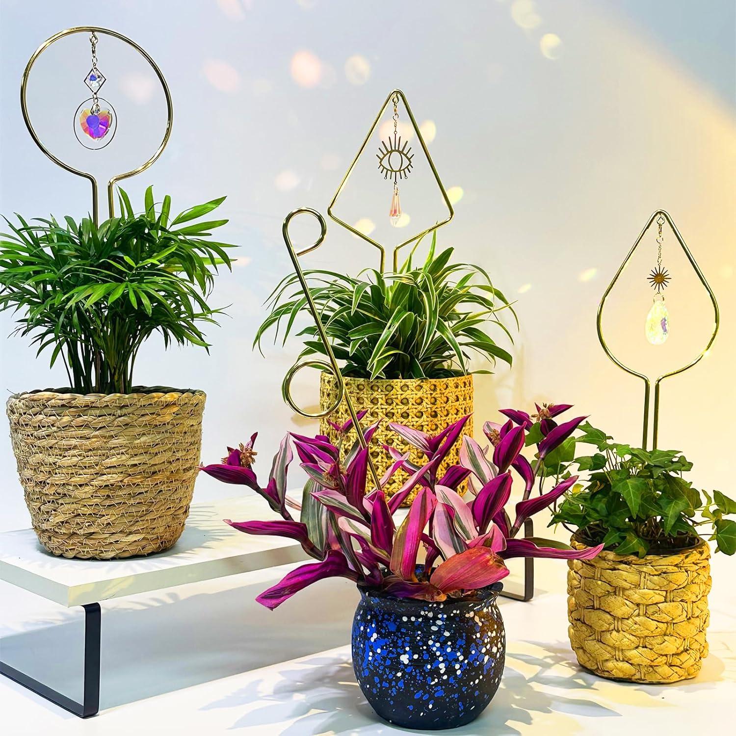 Trellis dorado Xeeol para plantas de interior 35.88cm