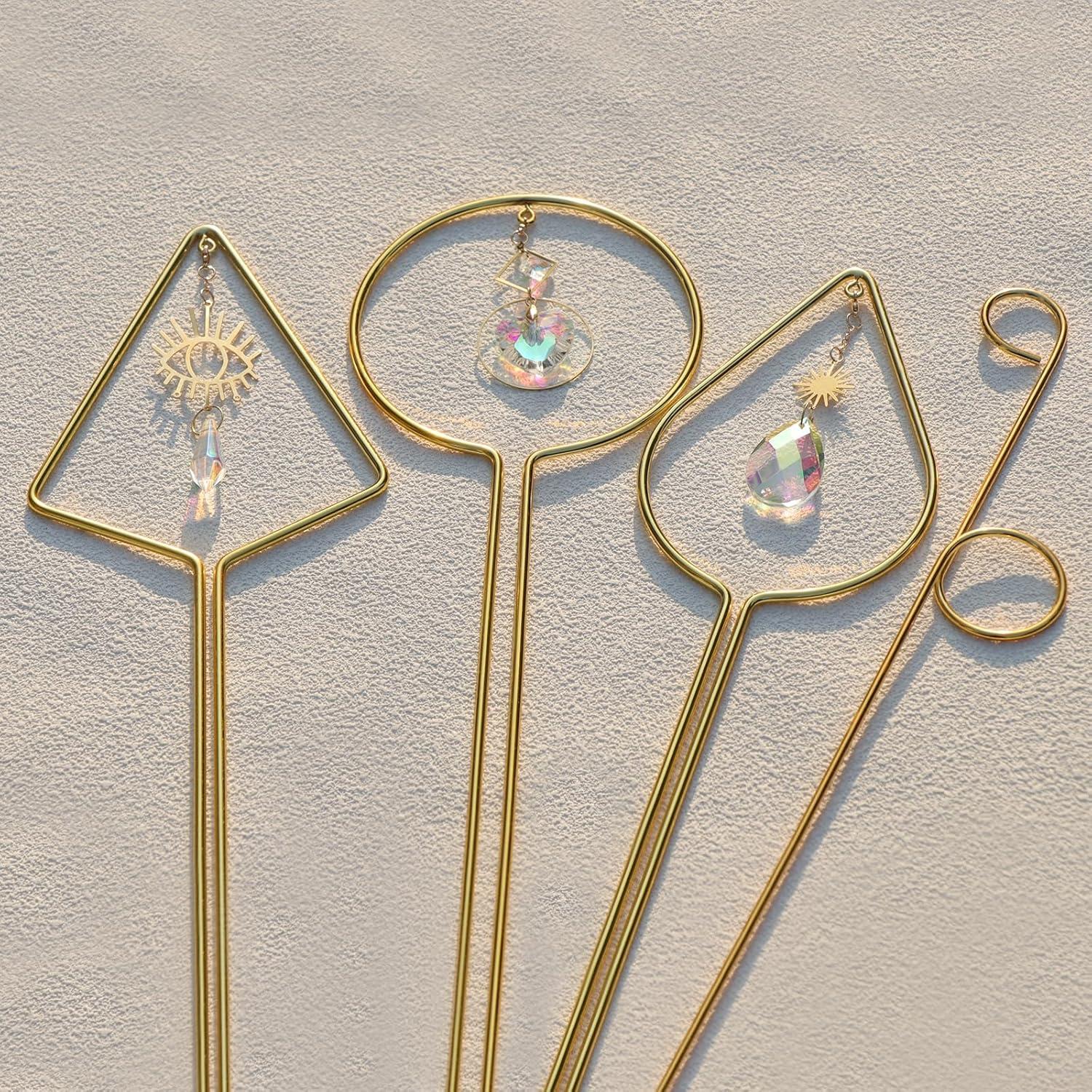 Trellis dorado Xeeol para plantas de interior 35.88cm